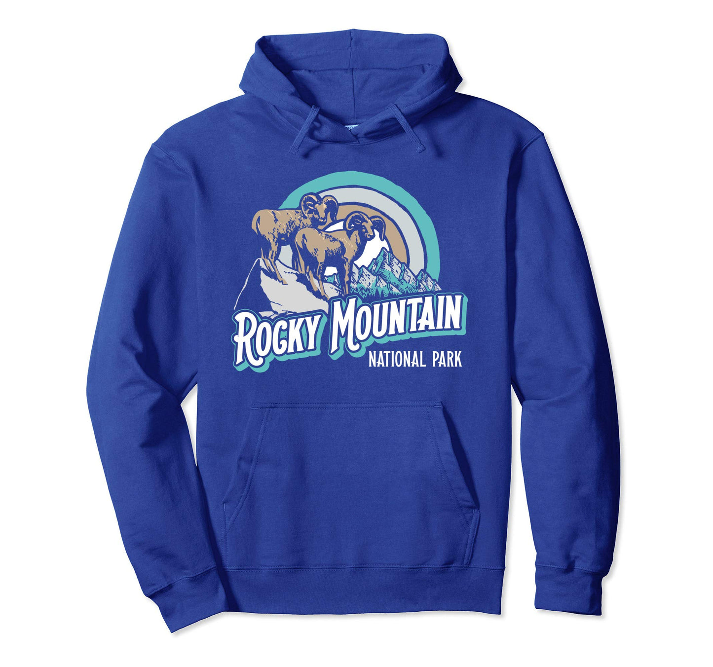 Rocky Mountain National Park Big Horn Hoodie - Custom Art Print Unisex - T-Shirt, Sweatshirt, Hoodie