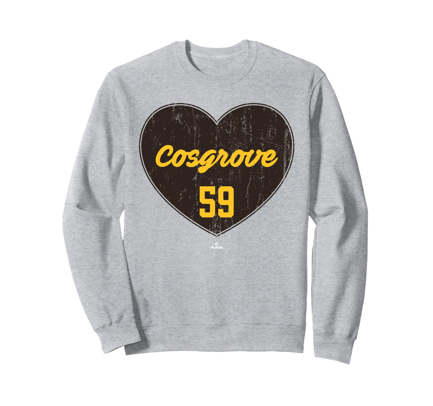 Distressed Heart Tom Cosgrove San Sweatshirt - Novelty Apparel for Adults - T-Shirt, Sweatshirt, Hoodie