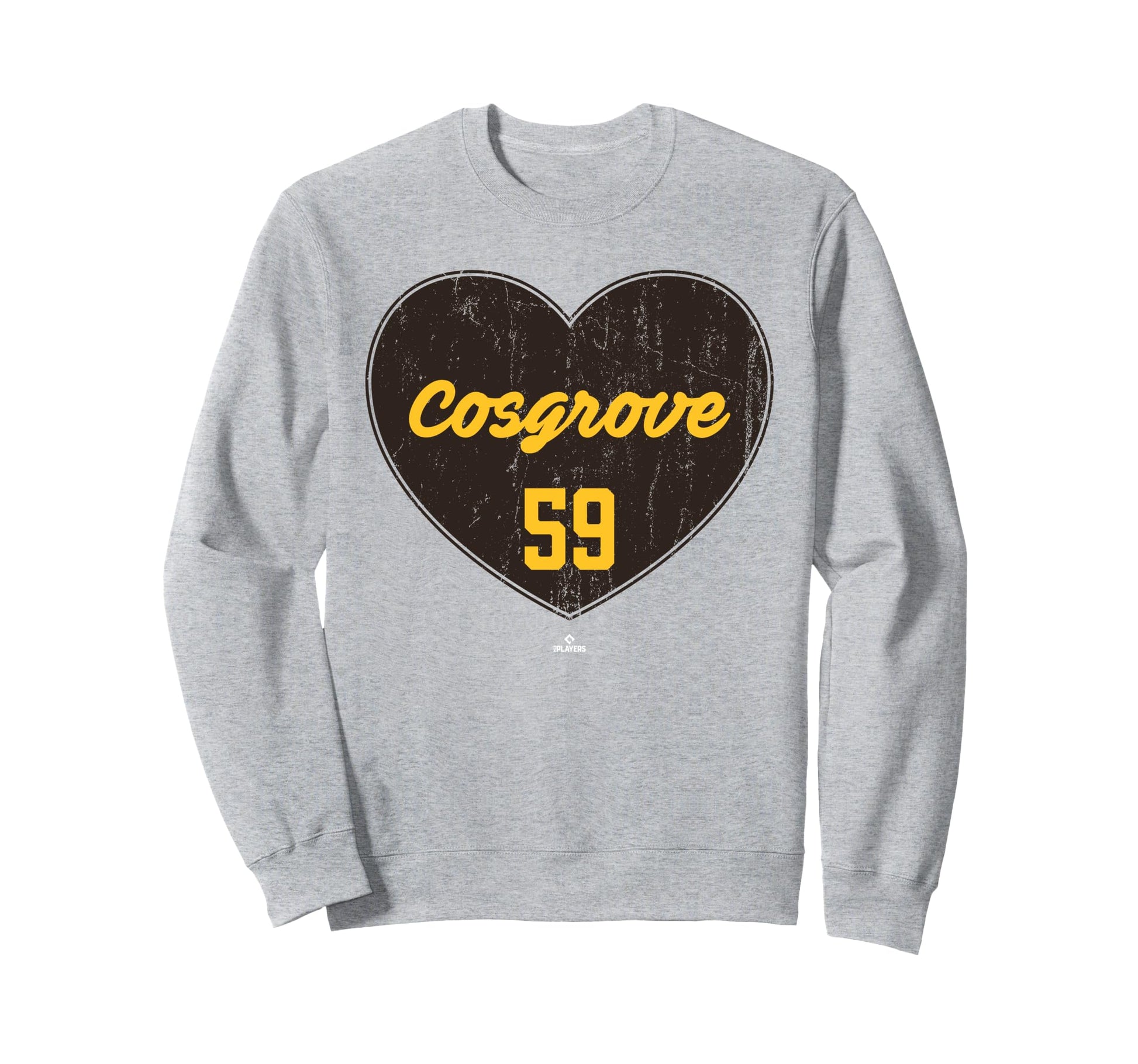 Distressed Heart Tom Cosgrove San Sweatshirt - Novelty Apparel for Adults - T-Shirt, Sweatshirt, Hoodie