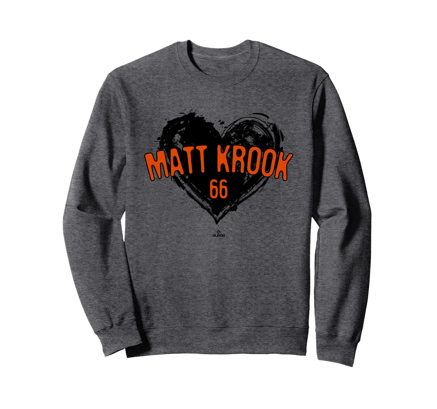 Distressed Heart Matt Krook Baltimore Sweatshirt - Minimalist Print Unisex - T-Shirt, Sweatshirt, Hoodie