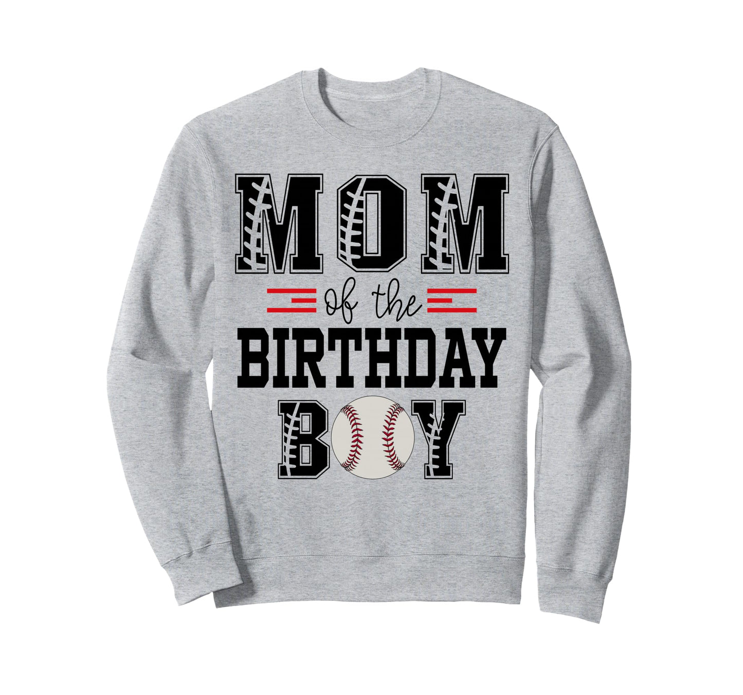 Mom Birthday Baseball Lover First Sweatshirt - Minimalist Print Men Women - T-Shirt, Sweatshirt, Hoodie