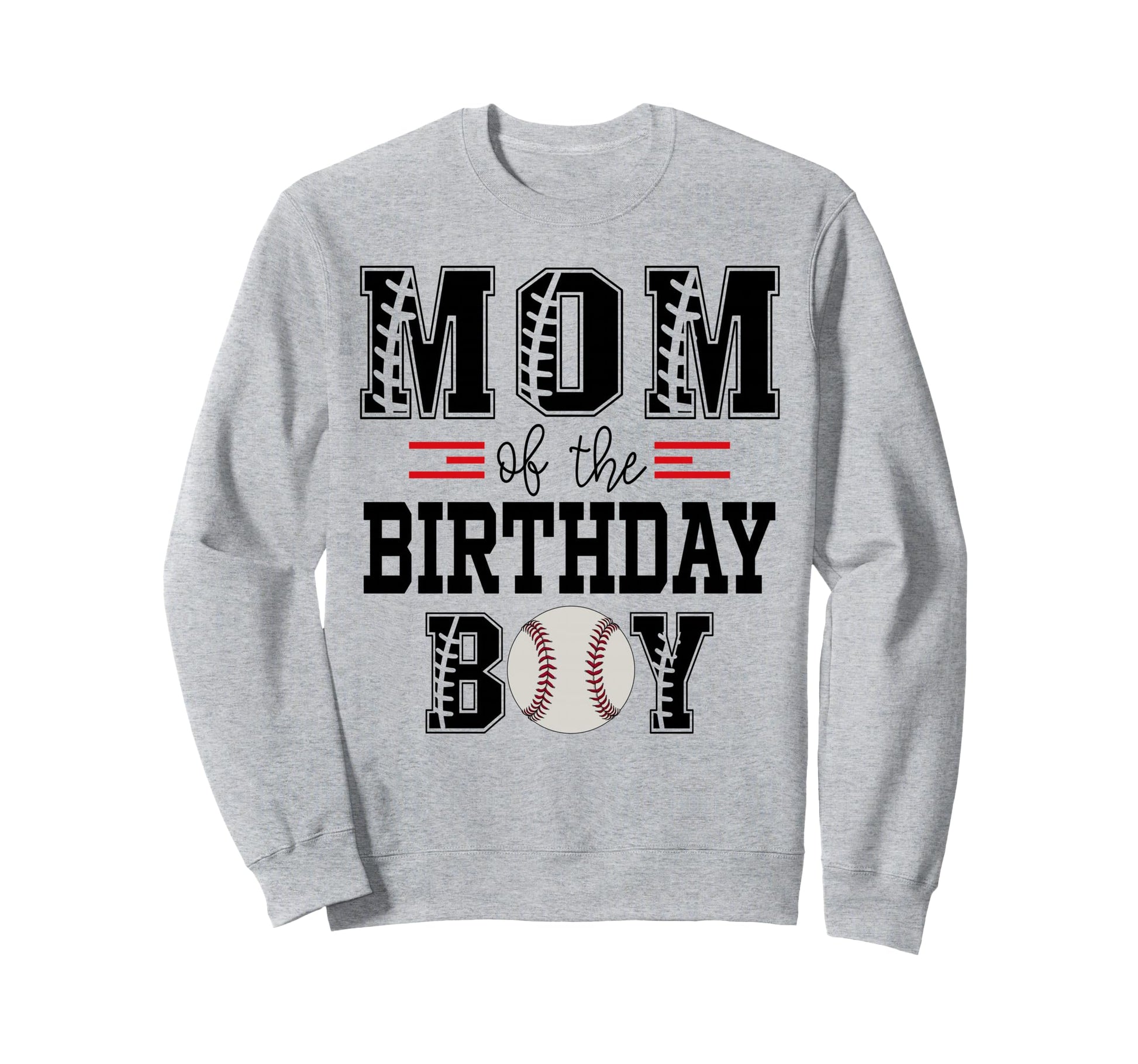 Mom Birthday Baseball Lover First Sweatshirt - Minimalist Print Men Women - T-Shirt, Sweatshirt, Hoodie