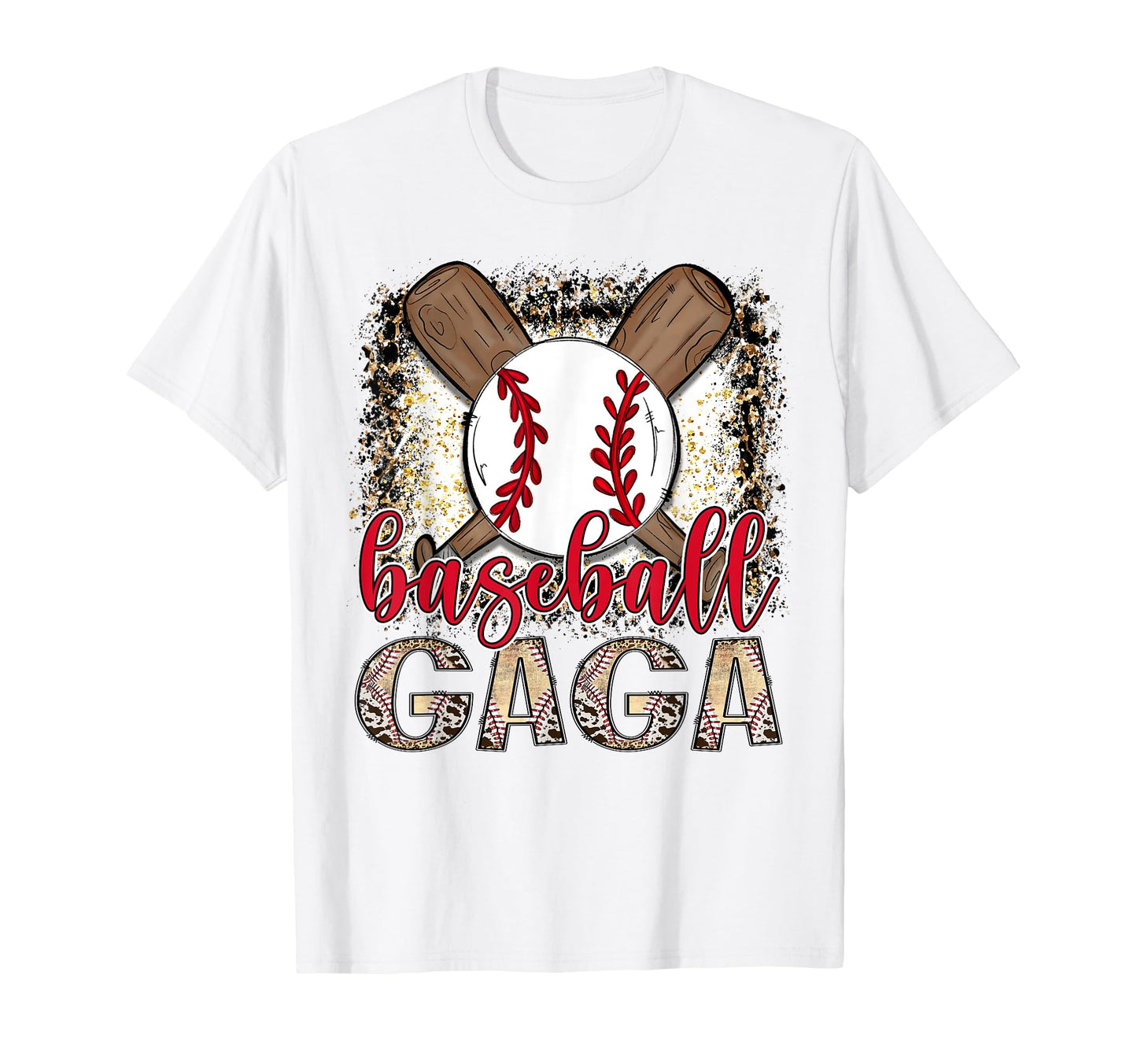 Baseball Gaga Leopard Proud Ball Gaga T-Shirt - Custom Art Print Men Women - T-Shirt, Sweatshirt, Hoodie