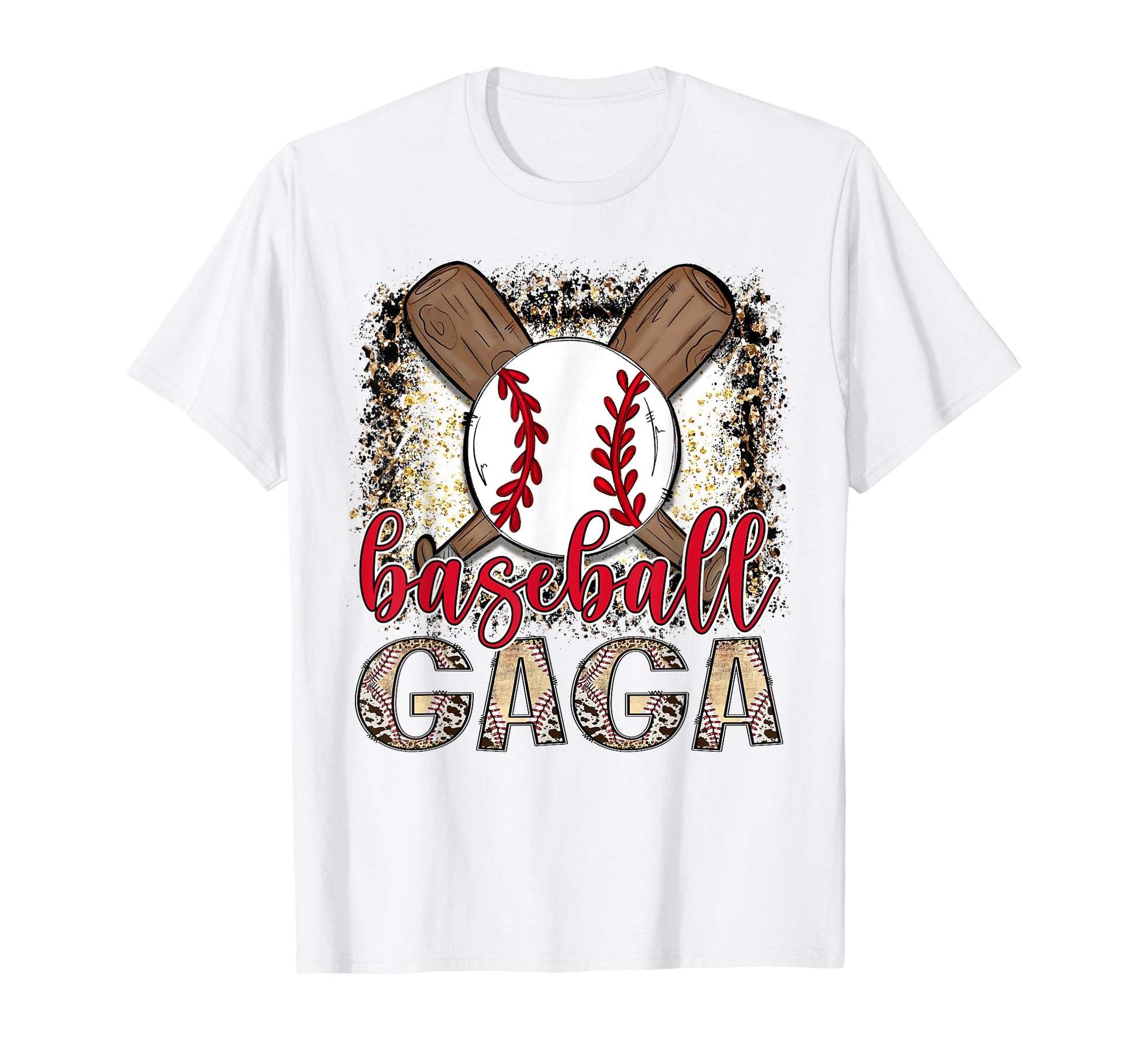 Baseball Gaga Leopard Proud Ball Gaga T-Shirt - Custom Art Print Men Women - T-Shirt, Sweatshirt, Hoodie