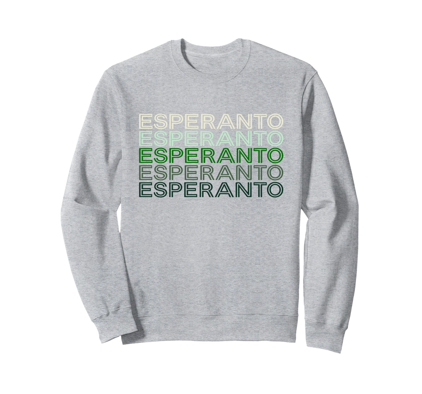 Esperanto Language 70S Aesthetic Sweatshirt - Unique Graphic Men Women - T-Shirt, Sweatshirt, Hoodie