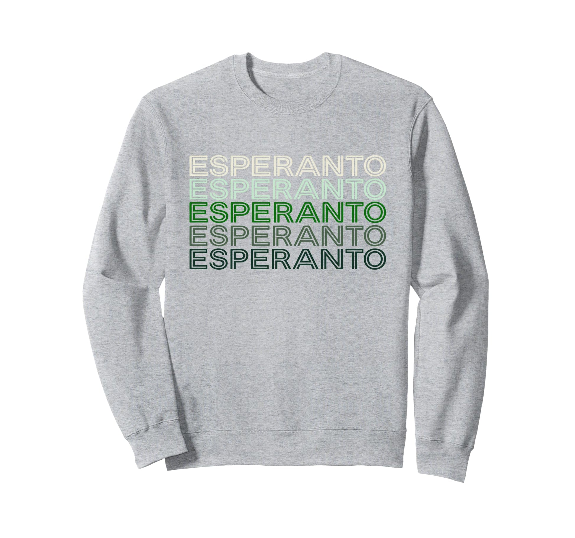 Esperanto Language 70S Aesthetic Sweatshirt - Unique Graphic Men Women - T-Shirt, Sweatshirt, Hoodie
