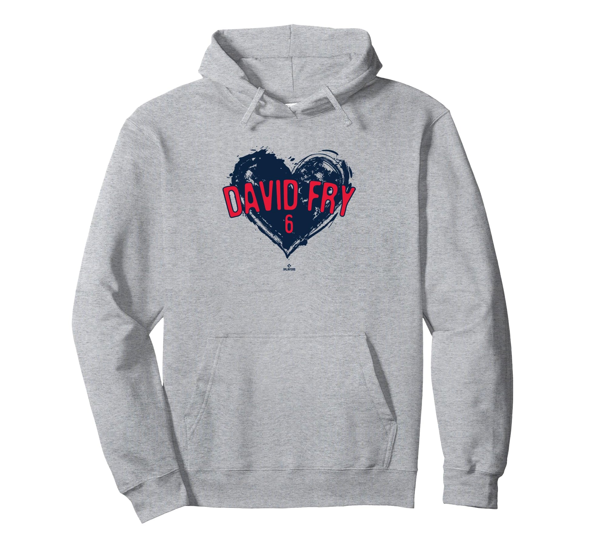 Distressed Heart David Fry Cleveland Hoodie - Custom Art Print Unisex - T-Shirt, Sweatshirt, Hoodie