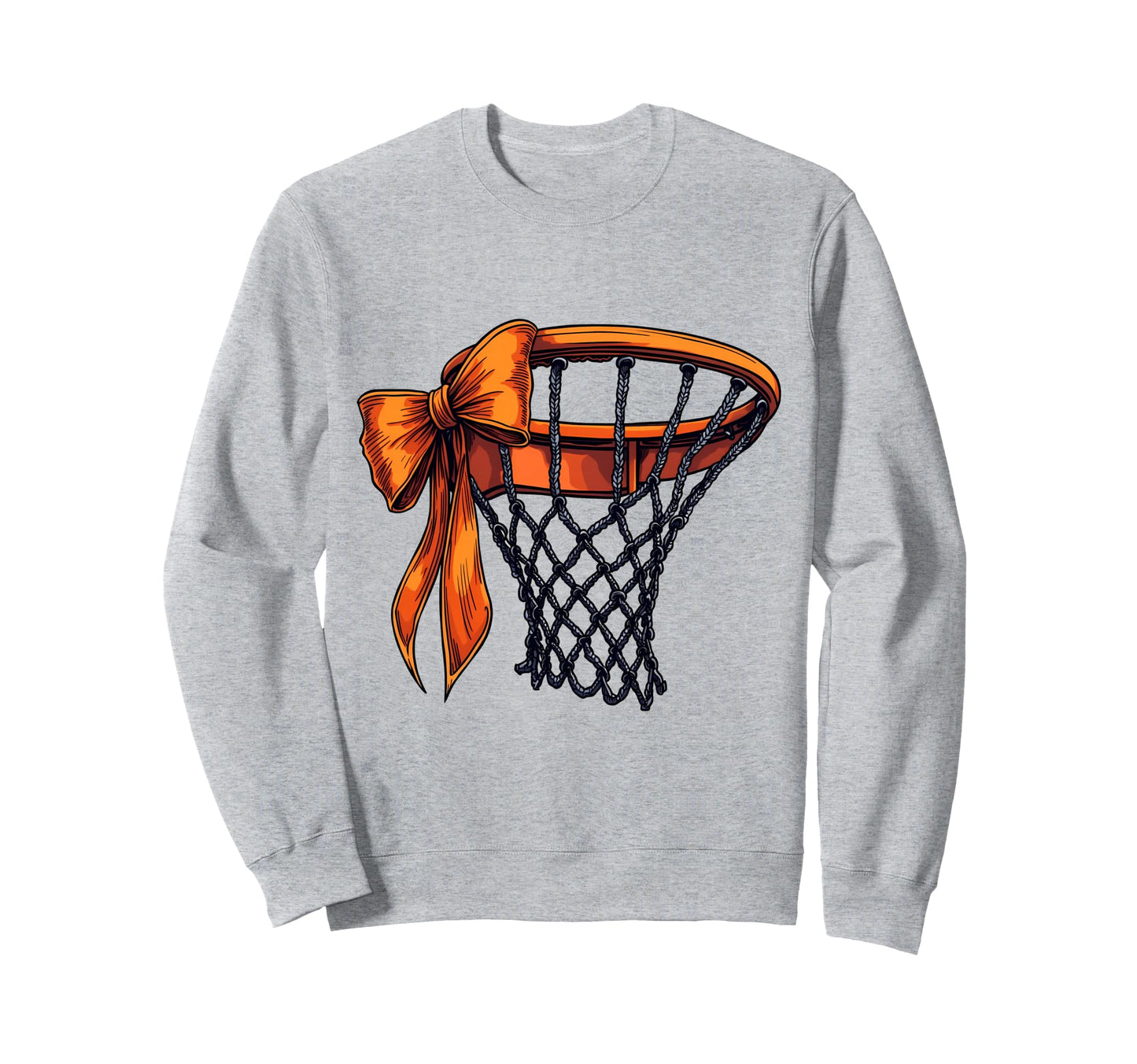 Funny Basketball Coquette Bow Sweatshirt - Casual Everyday Wear Men Women - T-Shirt, Sweatshirt, Hoodie