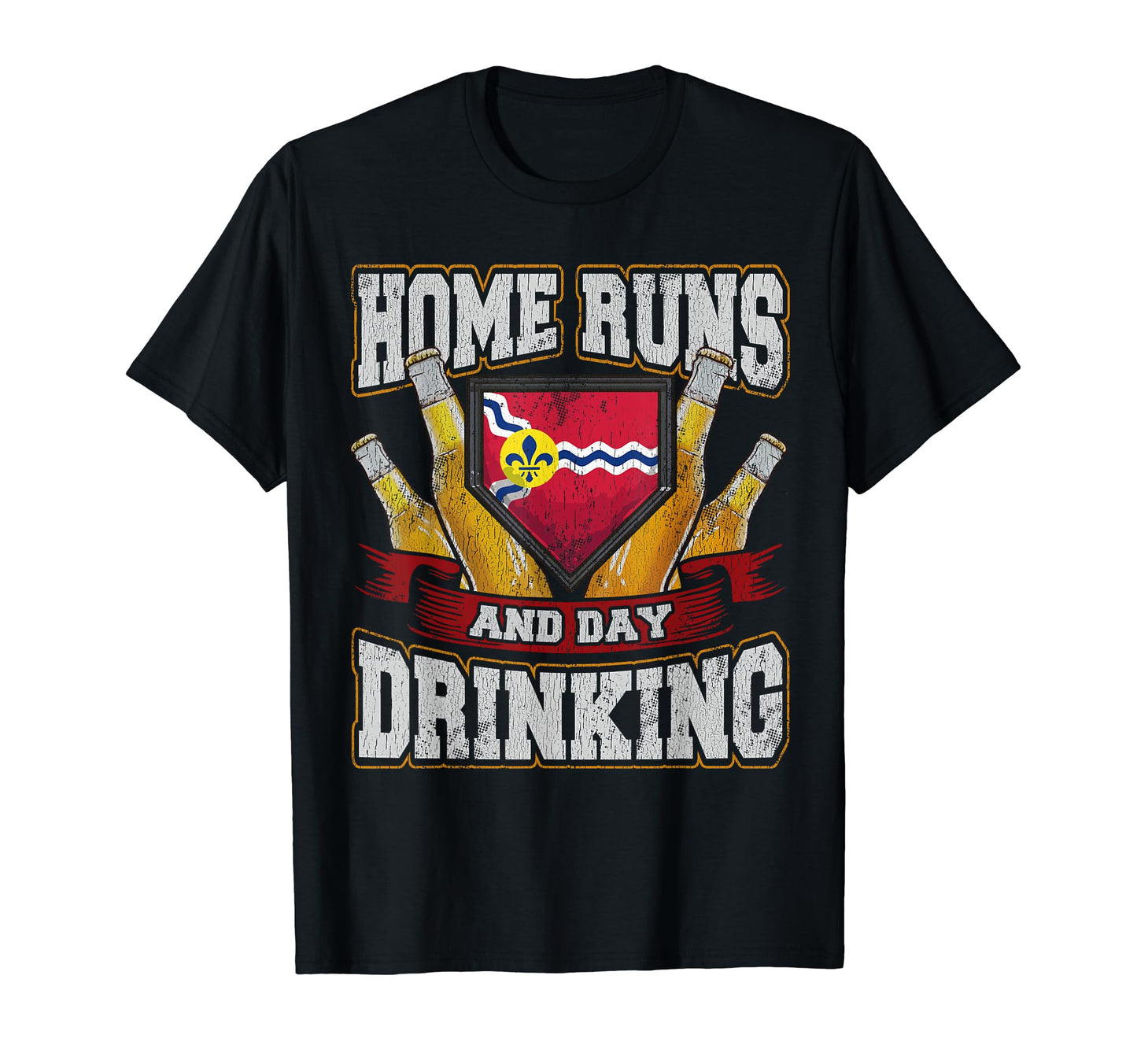 St Louis Baseball Home Runs And Day T-Shirt - Aesthetic Graphic Unisex - T-Shirt, Sweatshirt, Hoodie