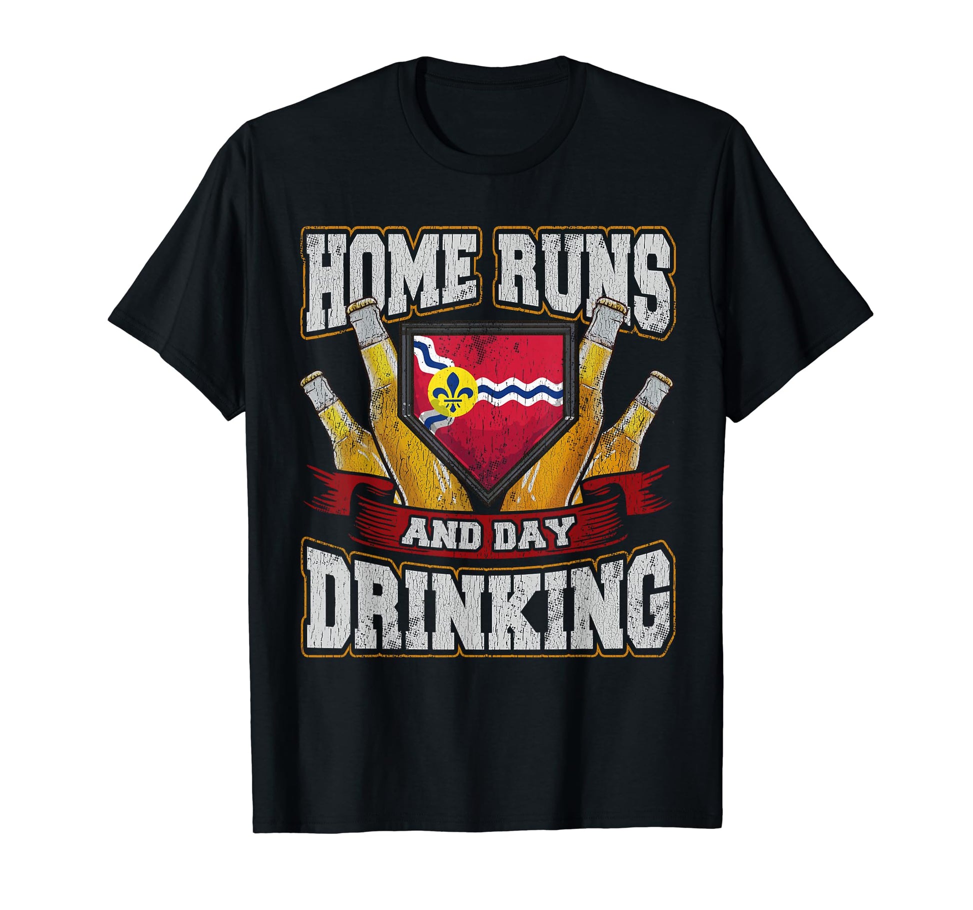 St Louis Baseball Home Runs And Day T-Shirt - Aesthetic Graphic Unisex - T-Shirt, Sweatshirt, Hoodie