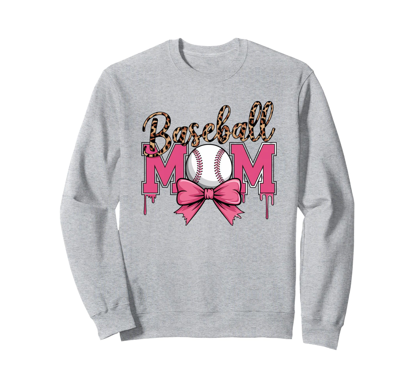 Baseball Mom Baseball Drip Sweatshirt - Minimalist Print Men Women - T-Shirt, Sweatshirt, Hoodie