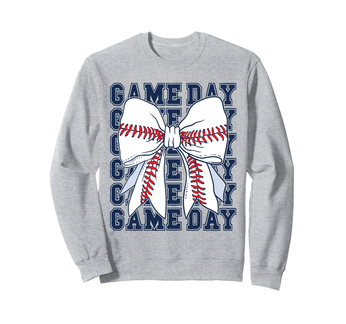 Game Day Baseball Mom Mother Sweatshirt - Minimalist Print for Adults - T-Shirt, Sweatshirt, Hoodie