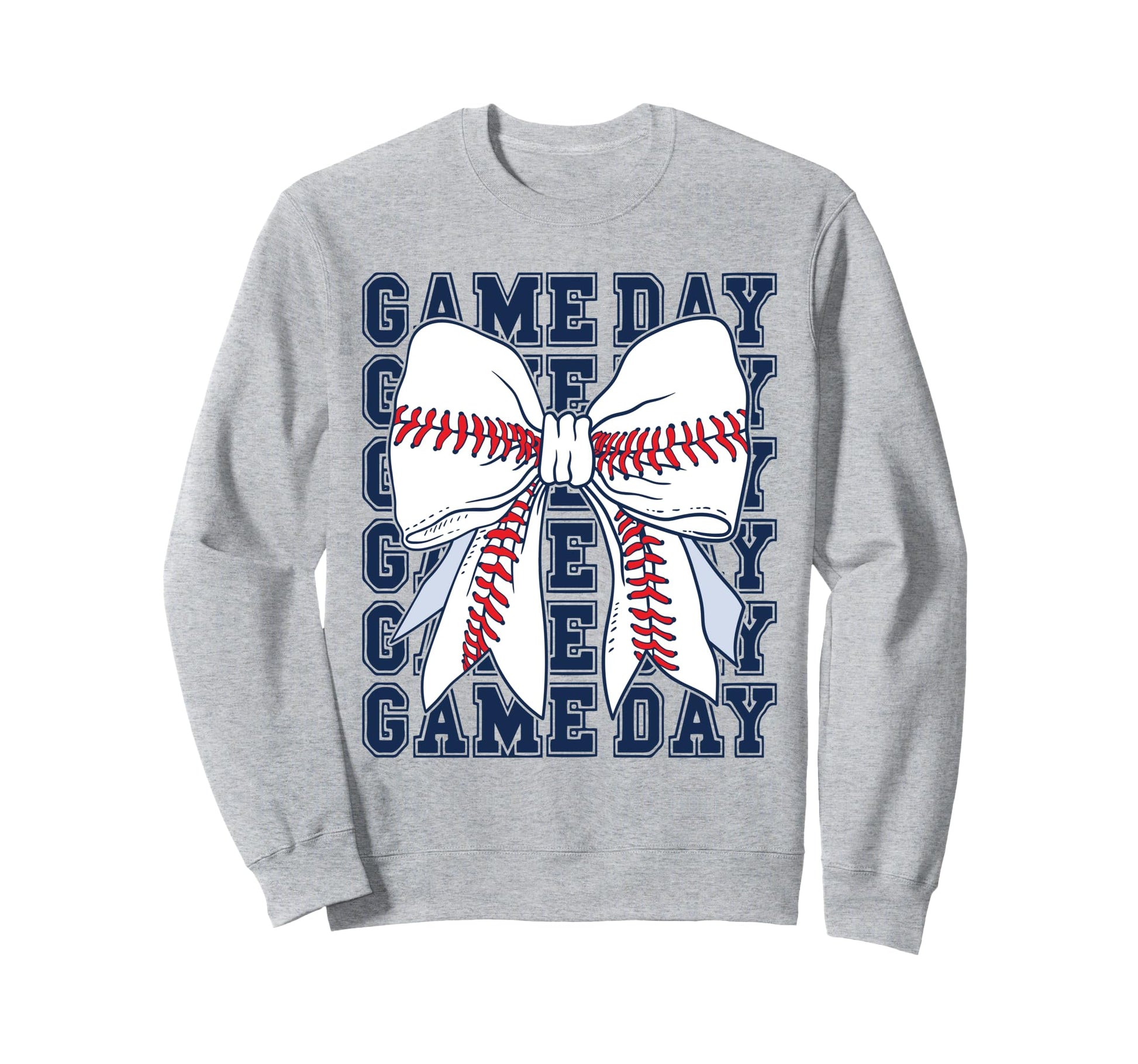 Game Day Baseball Mom Mother Sweatshirt - Minimalist Print for Adults - T-Shirt, Sweatshirt, Hoodie
