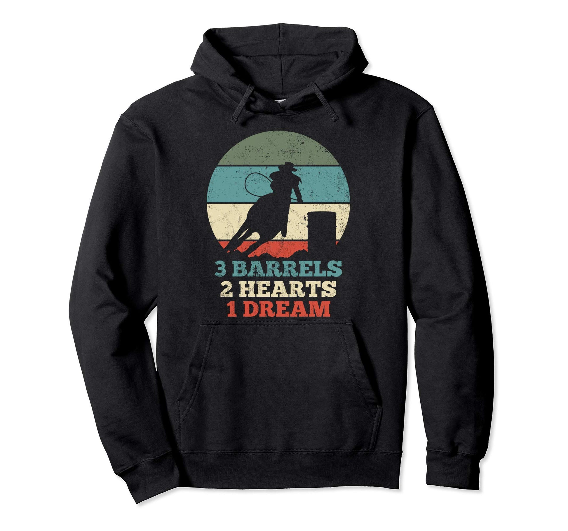 Barrel Racing Rodeo Western Gift Hoodie - Streetwear Style Unisex - T-Shirt, Sweatshirt, Hoodie