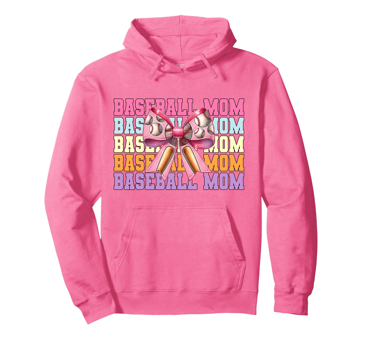 Baseball Mom Baseball Mama Mothers Day Hoodie - Streetwear Style Men Women - T-Shirt, Sweatshirt, Hoodie