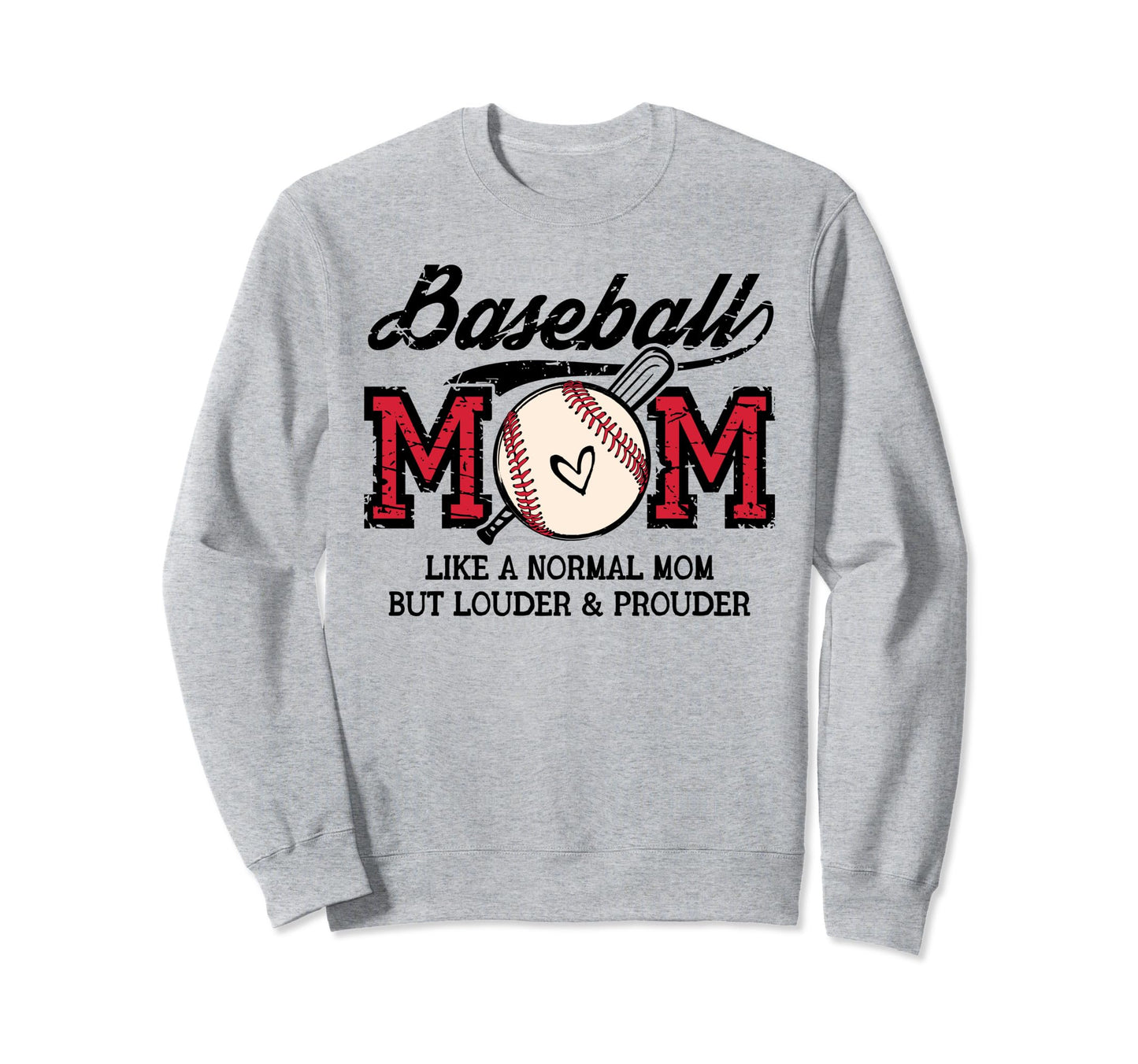 Baseball Mom Like Normal Mom But Sweatshirt - Custom Art Print for Adults - T-Shirt, Sweatshirt, Hoodie