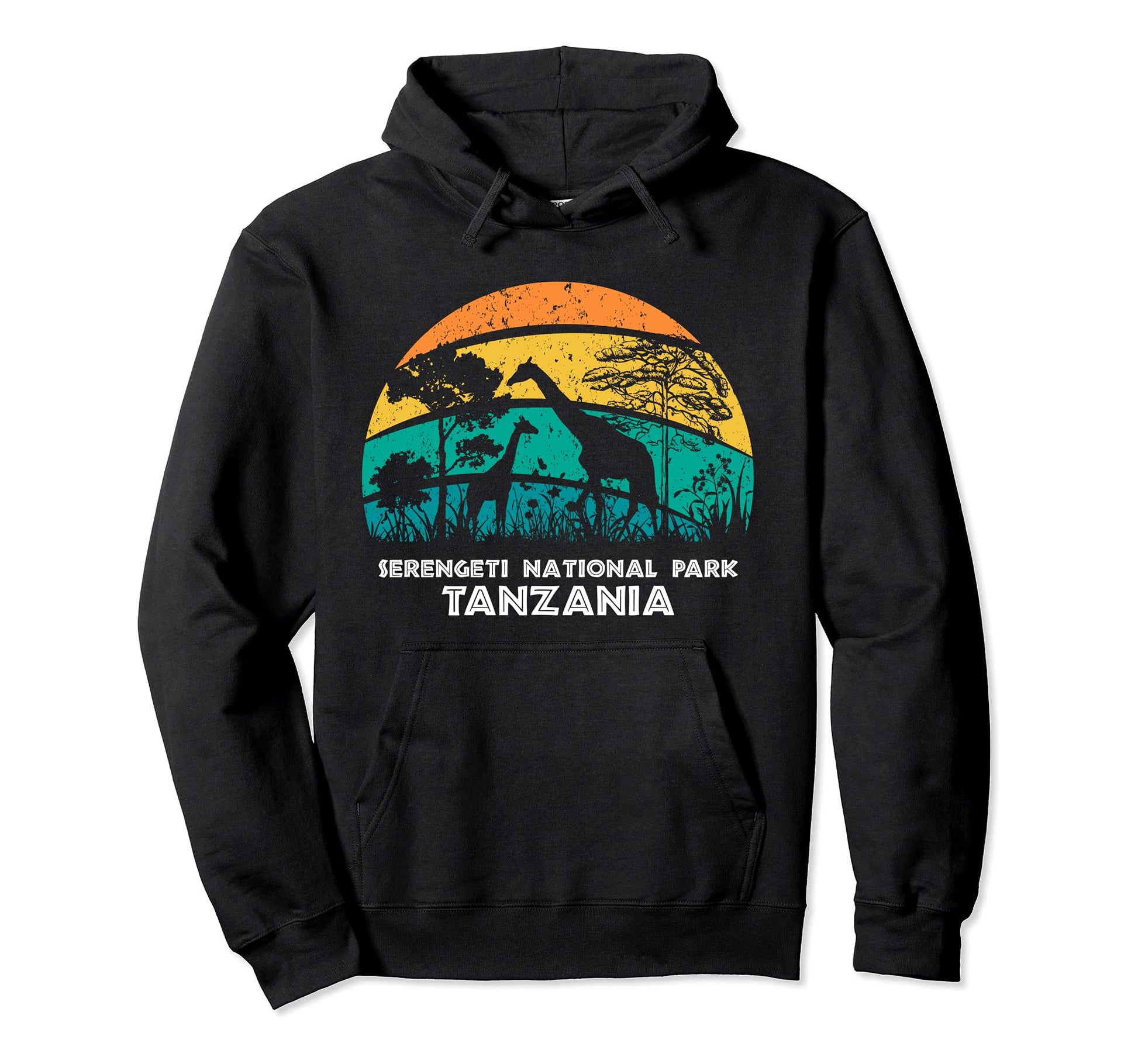 Serengeti National Park Tanzania Africa Hoodie - Minimalist Print Unisex - T-Shirt, Sweatshirt, Hoodie