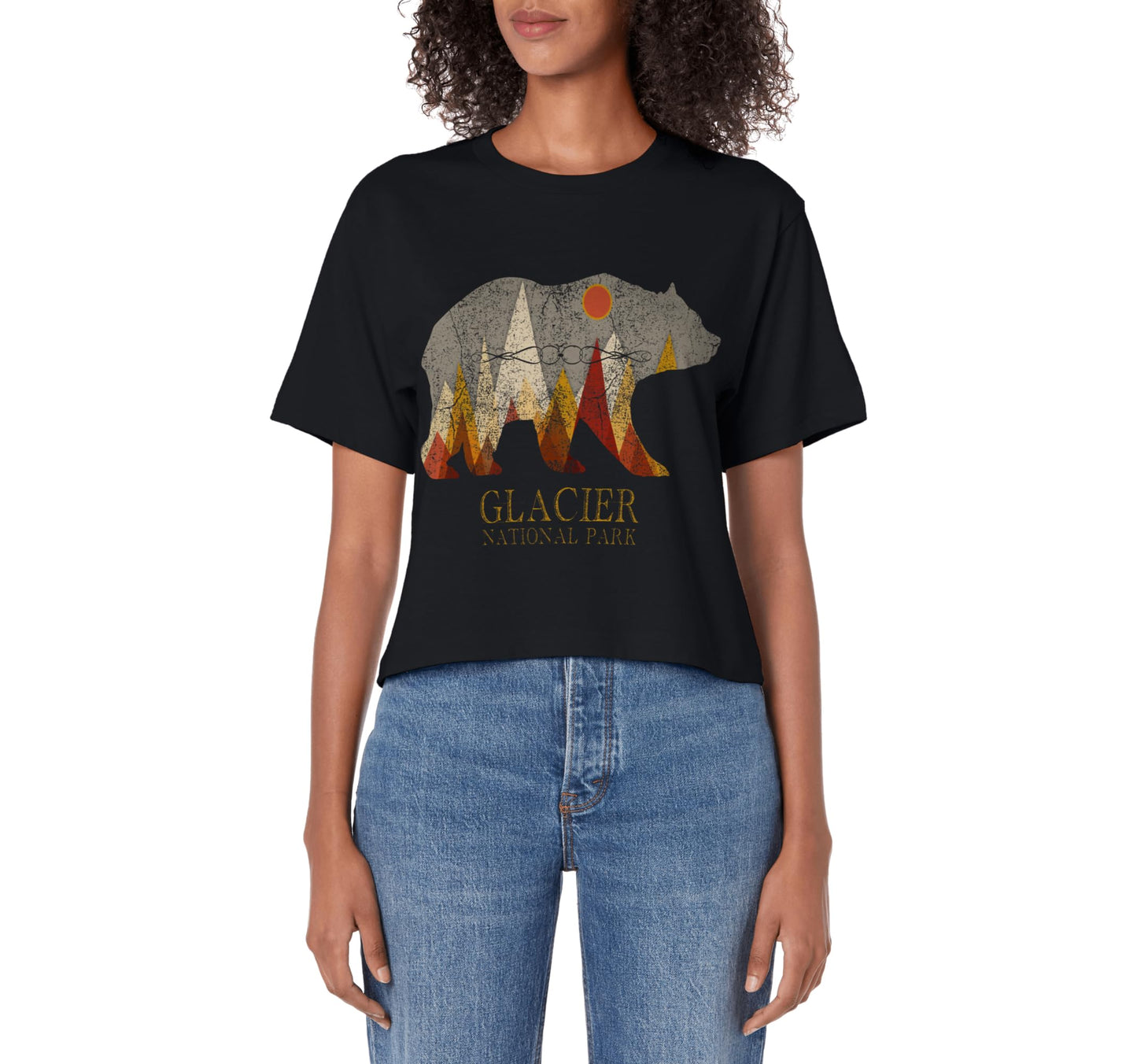 Glacier Grizzly Bear National Hoodie - Casual Everyday Wear for Adults - T-Shirt, Sweatshirt, Hoodie
