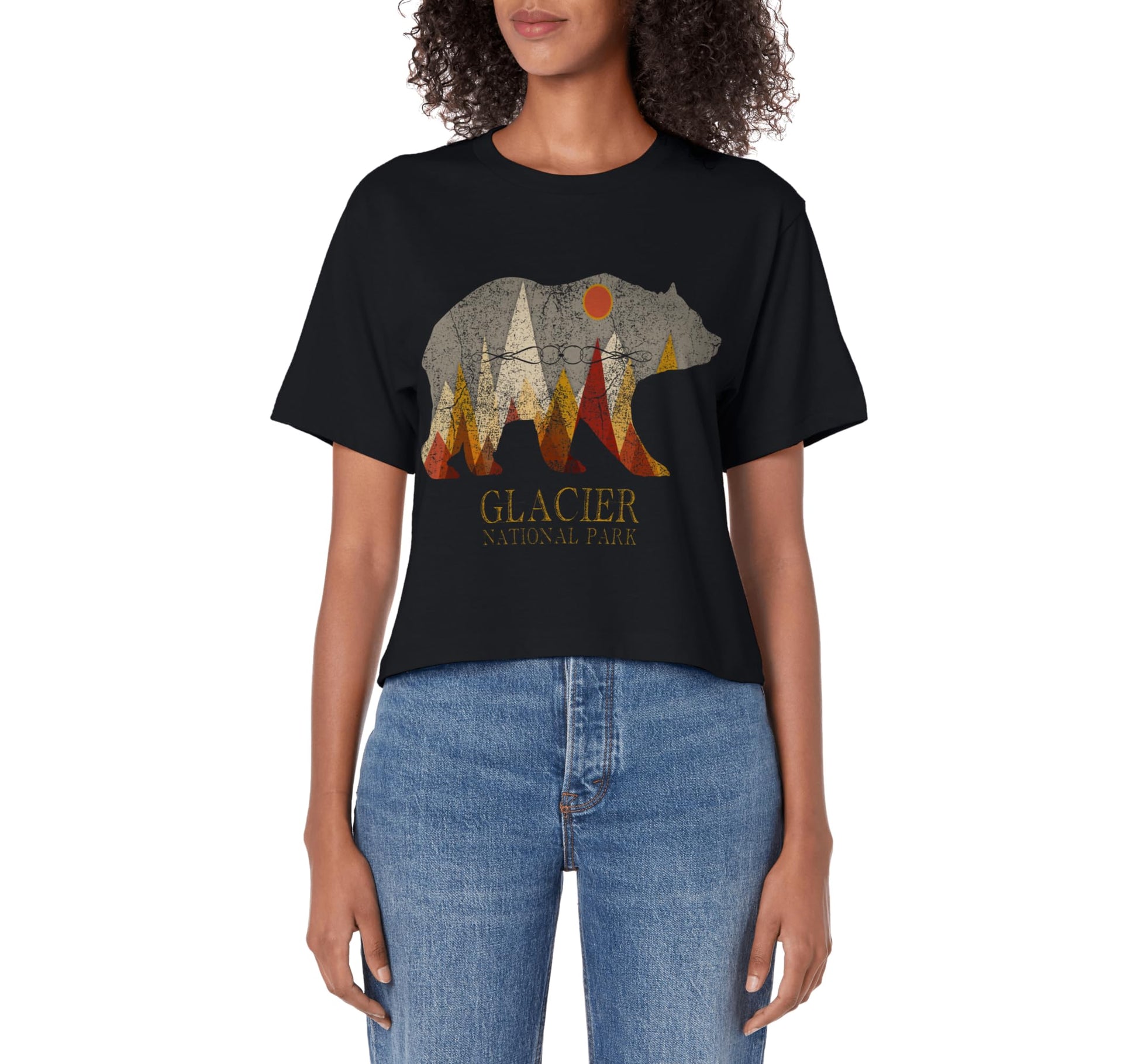 Glacier Grizzly Bear National Hoodie - Casual Everyday Wear for Adults - T-Shirt, Sweatshirt, Hoodie