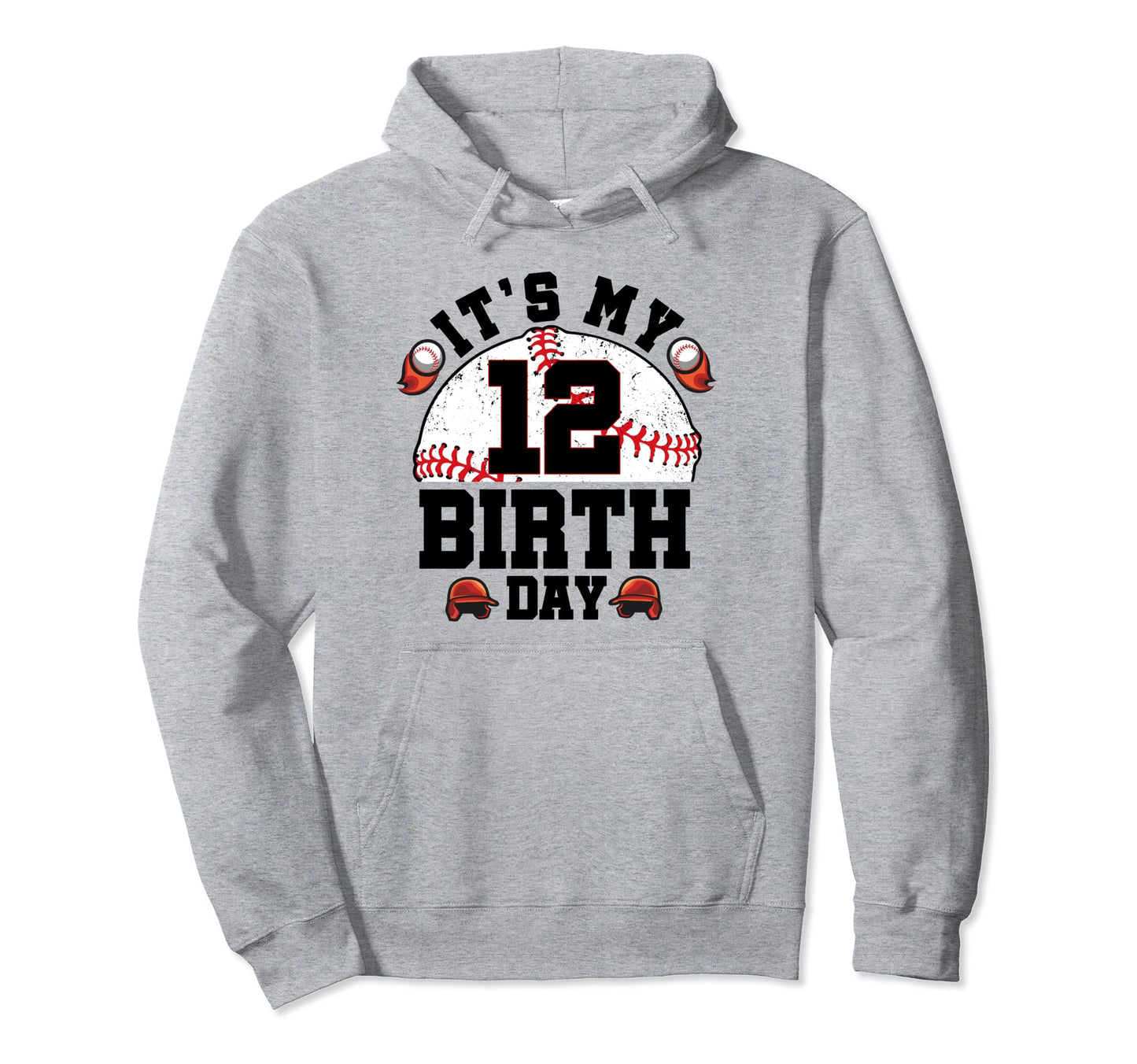 Its My 12Th Birthday 12 Year Old Bday Hoodie - Minimalist Print for Adults - T-Shirt, Sweatshirt, Hoodie