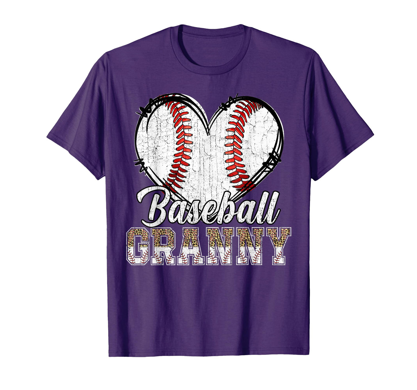 Softball Baseball Granny Heart T-Shirt - Novelty Apparel for Adults - T-Shirt, Sweatshirt, Hoodie
