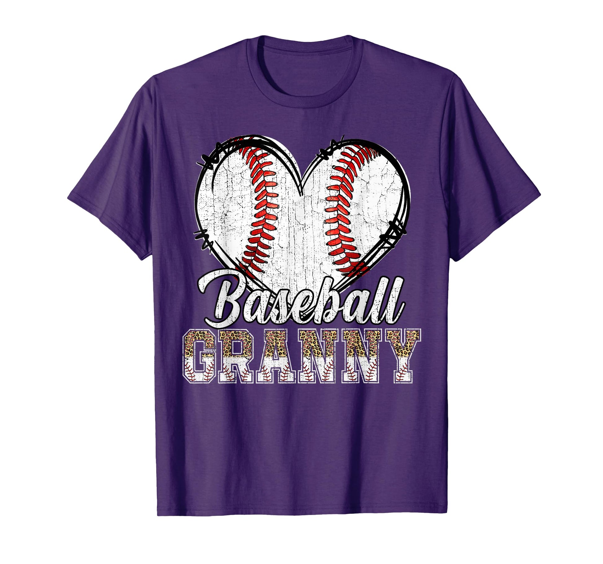 Softball Baseball Granny Heart T-Shirt - Novelty Apparel for Adults - T-Shirt, Sweatshirt, Hoodie