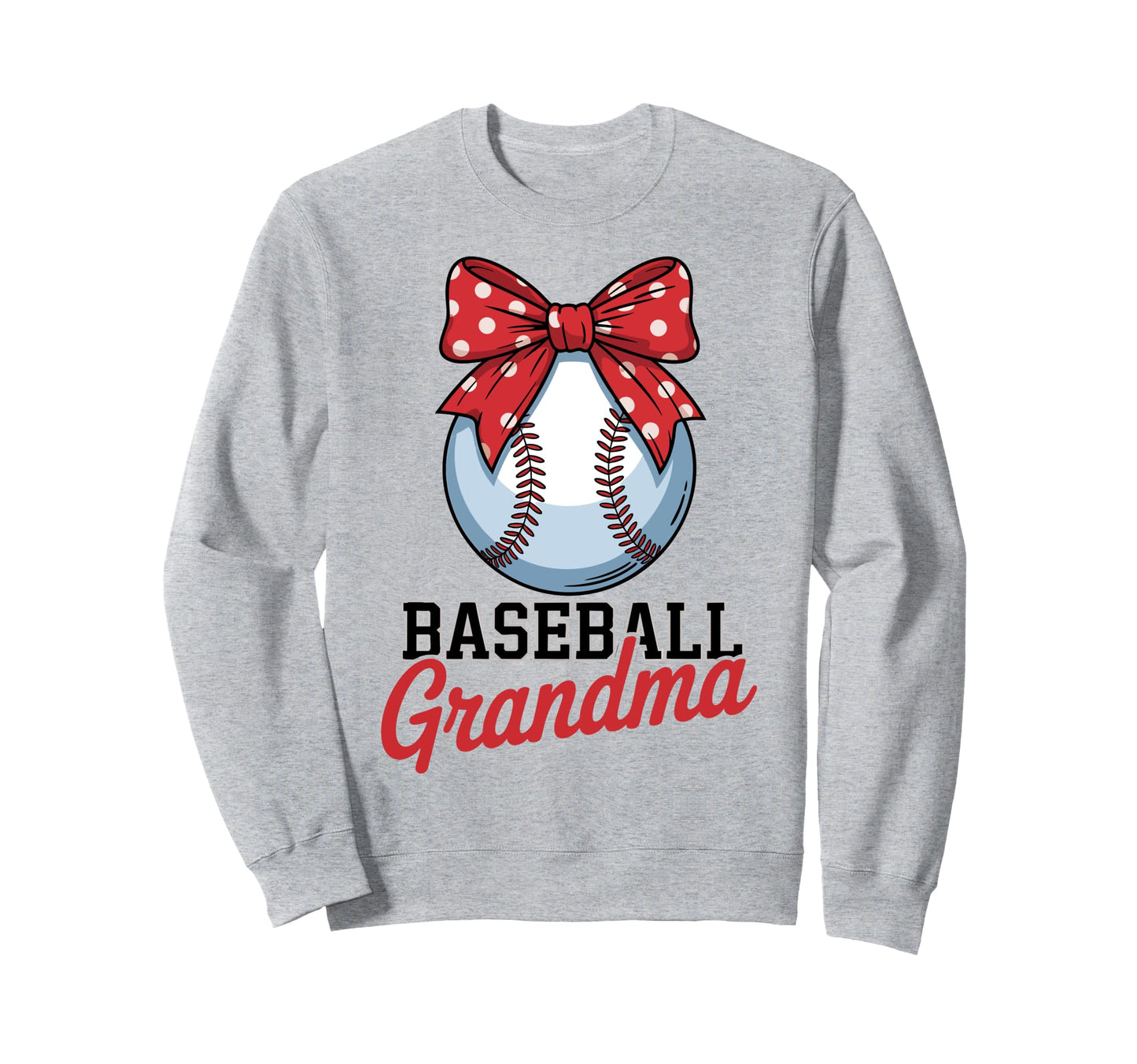 Baseball Grandma Bow Happy Mothers Day Sweatshirt - Trendy Graphic Unisex - T-Shirt, Sweatshirt, Hoodie