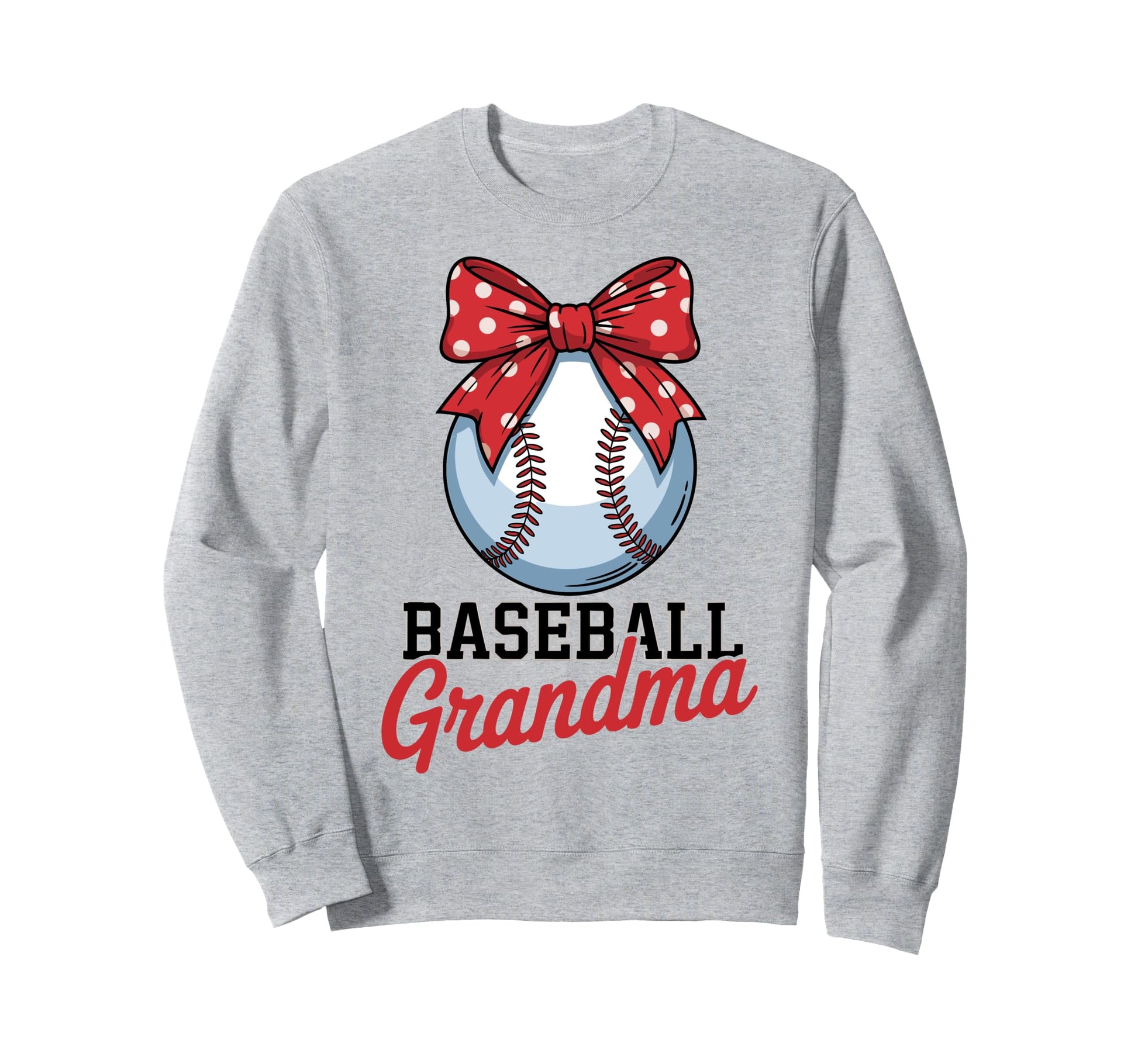 Baseball Grandma Bow Happy Mothers Day Sweatshirt - Trendy Graphic Unisex - T-Shirt, Sweatshirt, Hoodie