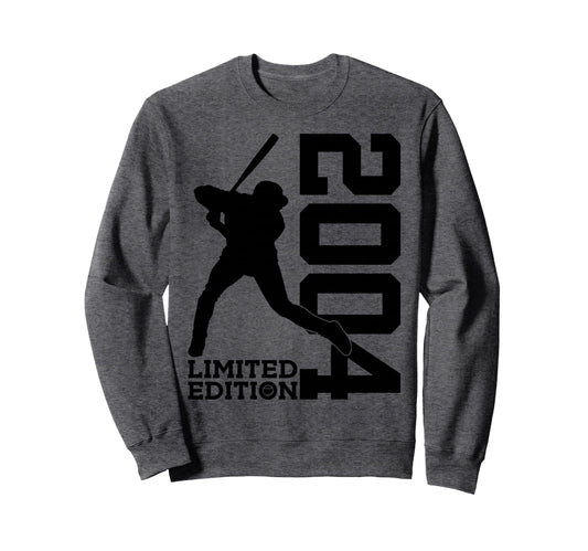 22Nd Birthday Baseball 2004 Sweatshirt - Minimalist Print Unisex - T-Shirt, Sweatshirt, Hoodie