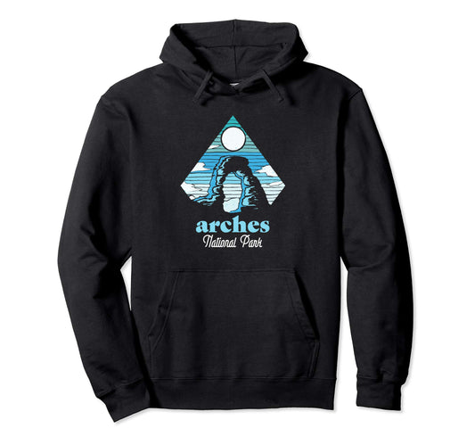 Arches National Park Artistic Hoodie - Graphic Print Men Women - T-Shirt, Sweatshirt, Hoodie