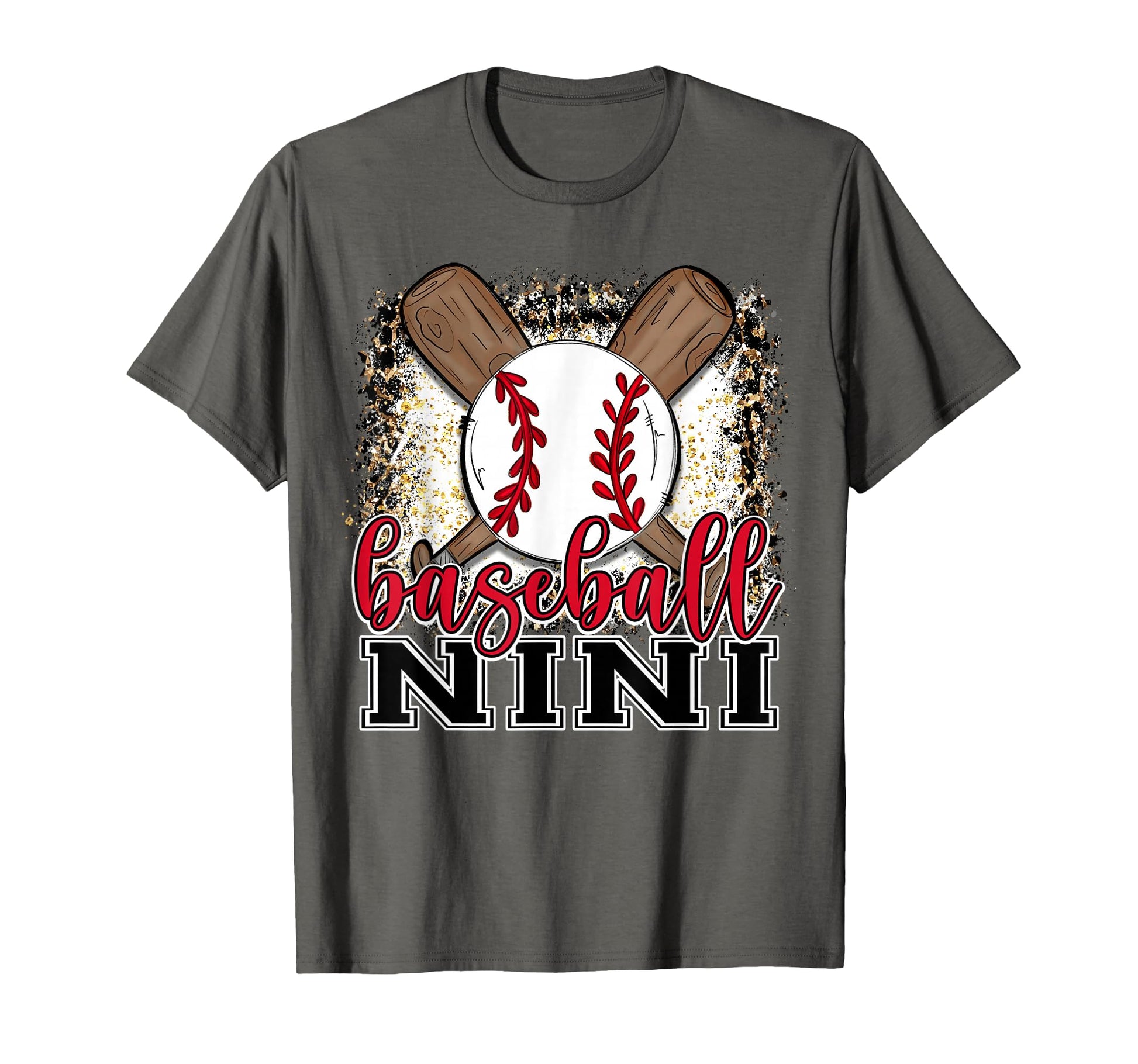 Baseball Nini Leopard Baseball Lover T-Shirt - Graphic Print for Adults - T-Shirt, Sweatshirt, Hoodie