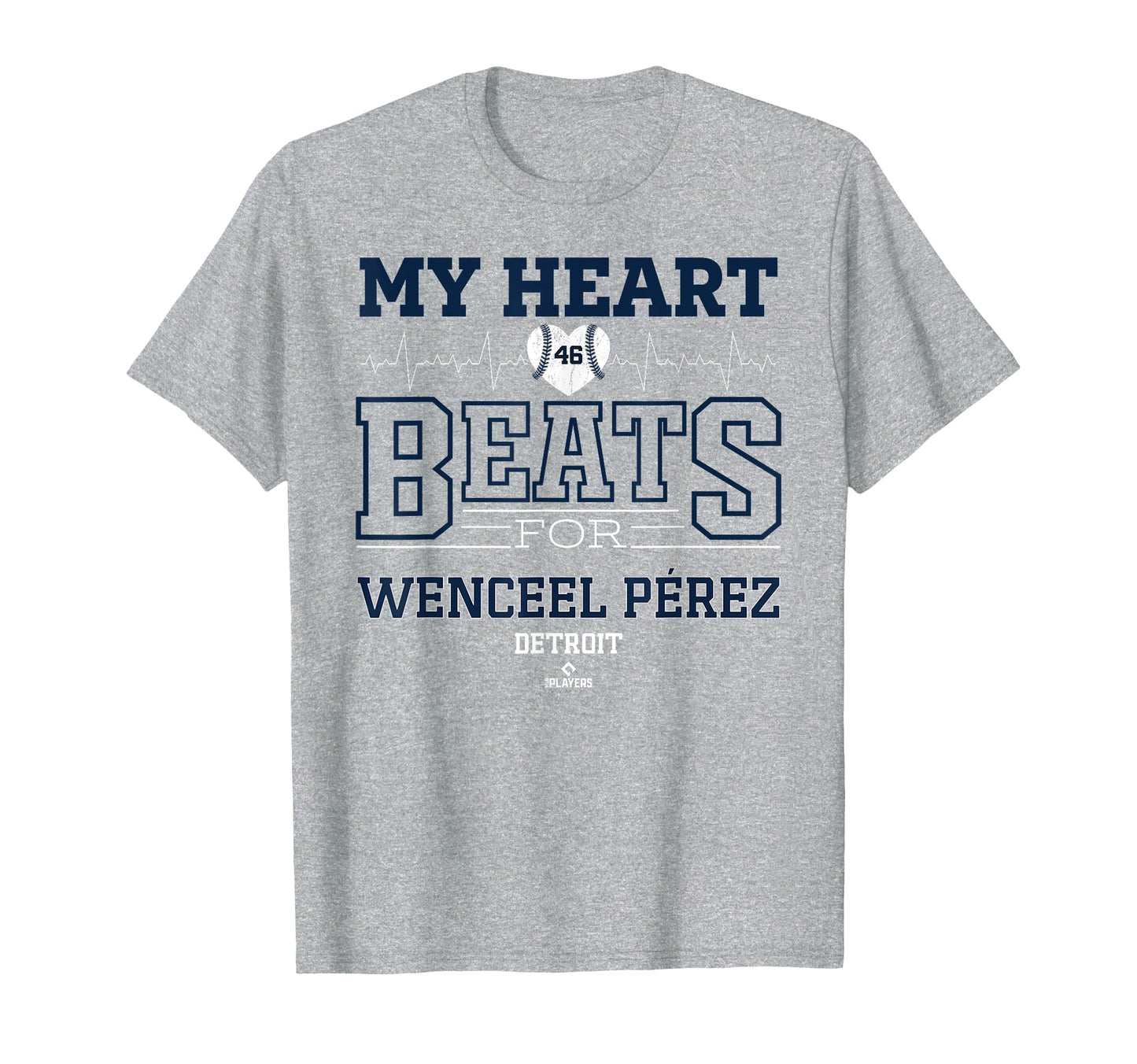 My Heart Beats Wenceel P Rez Detroit T-Shirt - Minimalist Print Unisex - T-Shirt, Sweatshirt, Hoodie