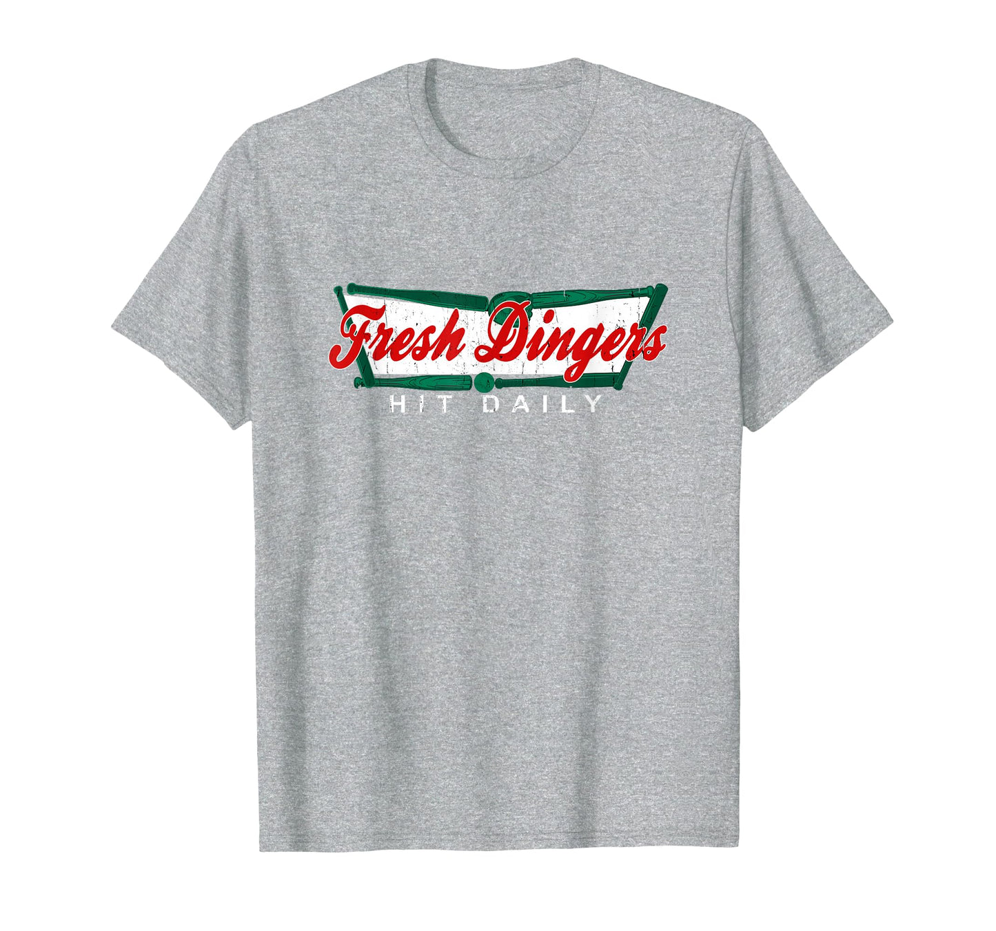 Dont Bunt Hit Fresh Dingers Funny T-Shirt - Minimalist Print for Adults - T-Shirt, Sweatshirt, Hoodie