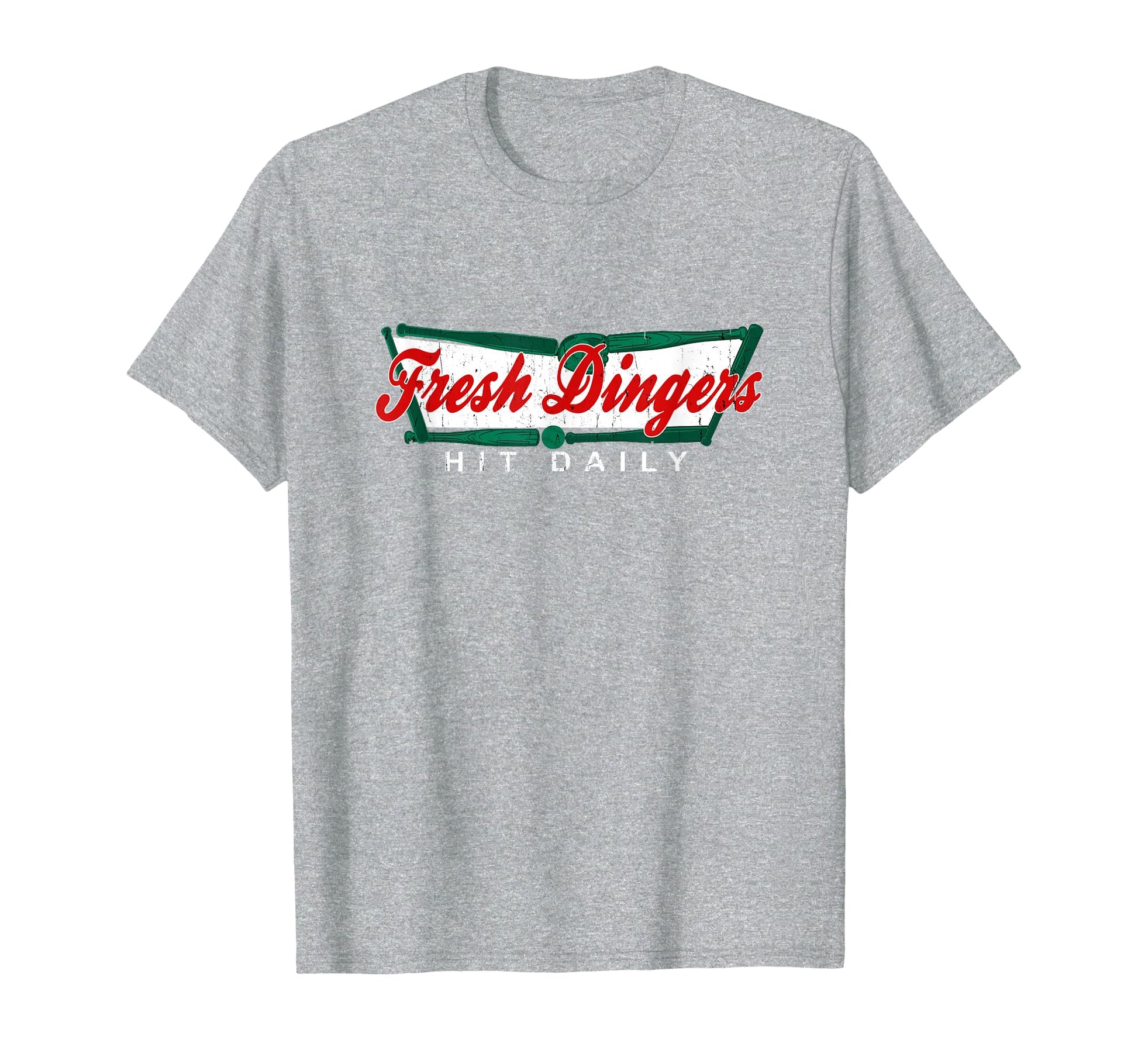 Dont Bunt Hit Fresh Dingers Funny T-Shirt - Minimalist Print for Adults - T-Shirt, Sweatshirt, Hoodie