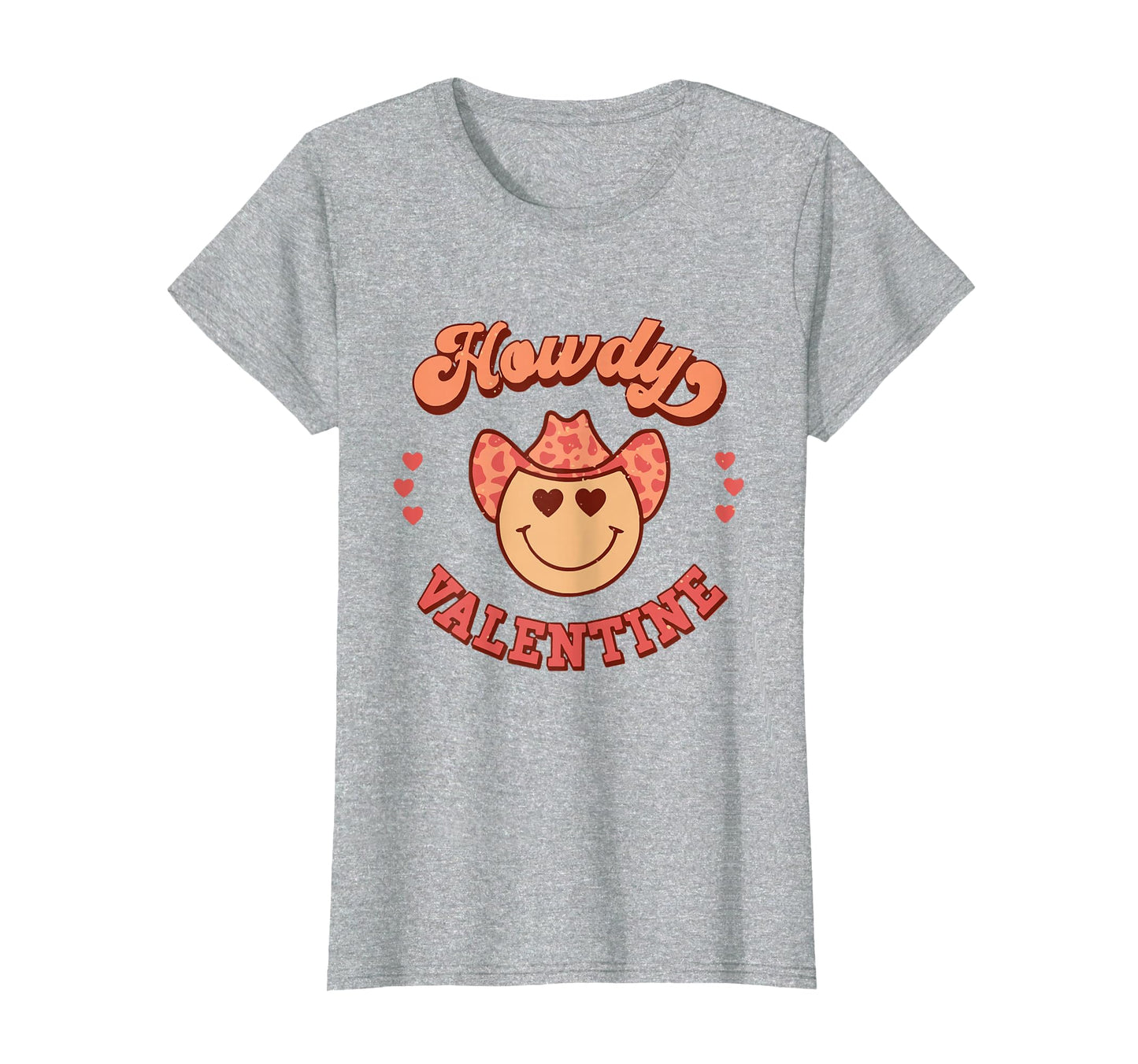 Howdy Valentines Day Western Cowhide T-Shirt - Trendy Graphic Unisex - T-Shirt, Sweatshirt, Hoodie