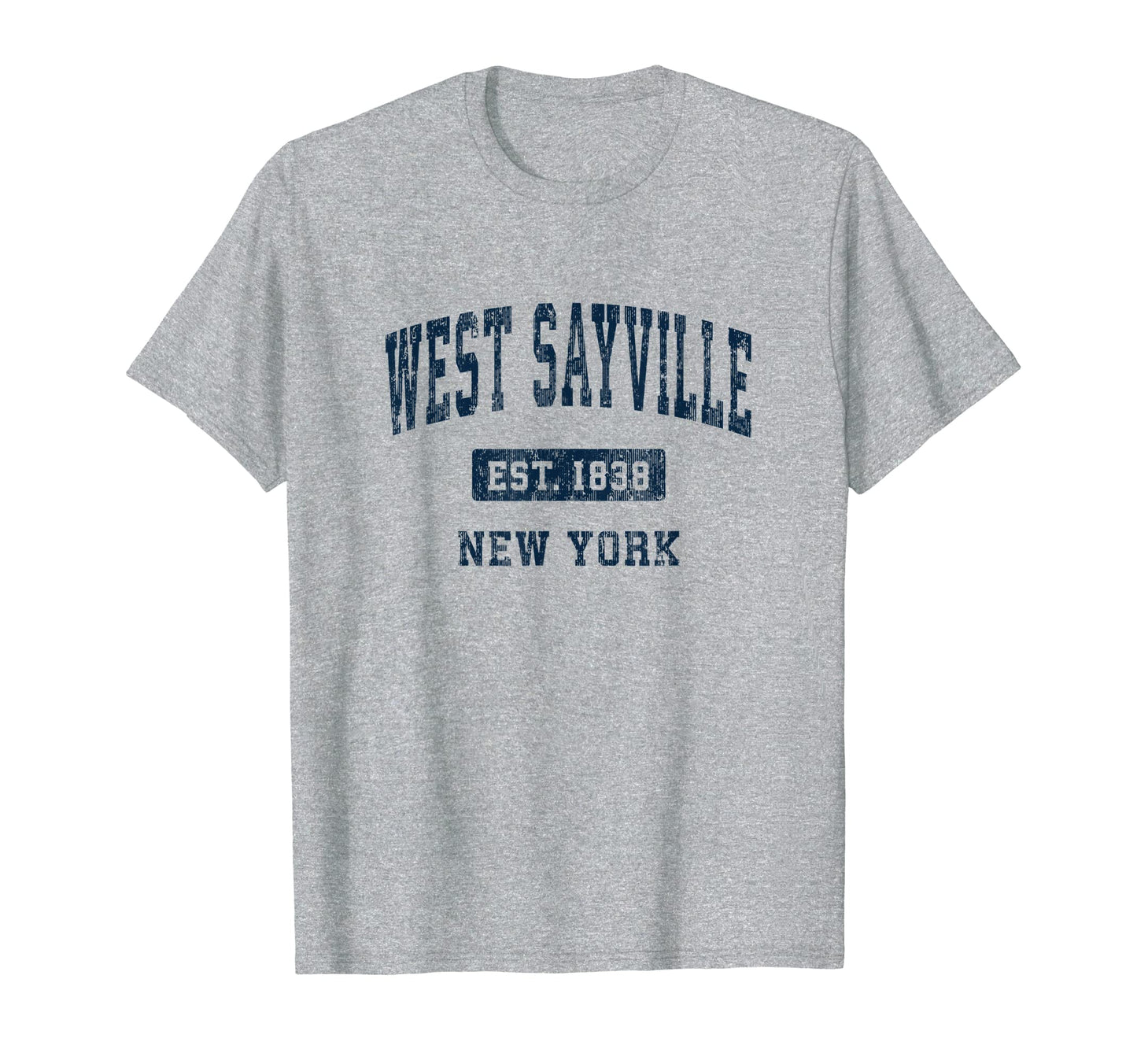West Sayville New York Ny Athletic Sports T-Shirt - Graphic Print Unisex - T-Shirt, Sweatshirt, Hoodie