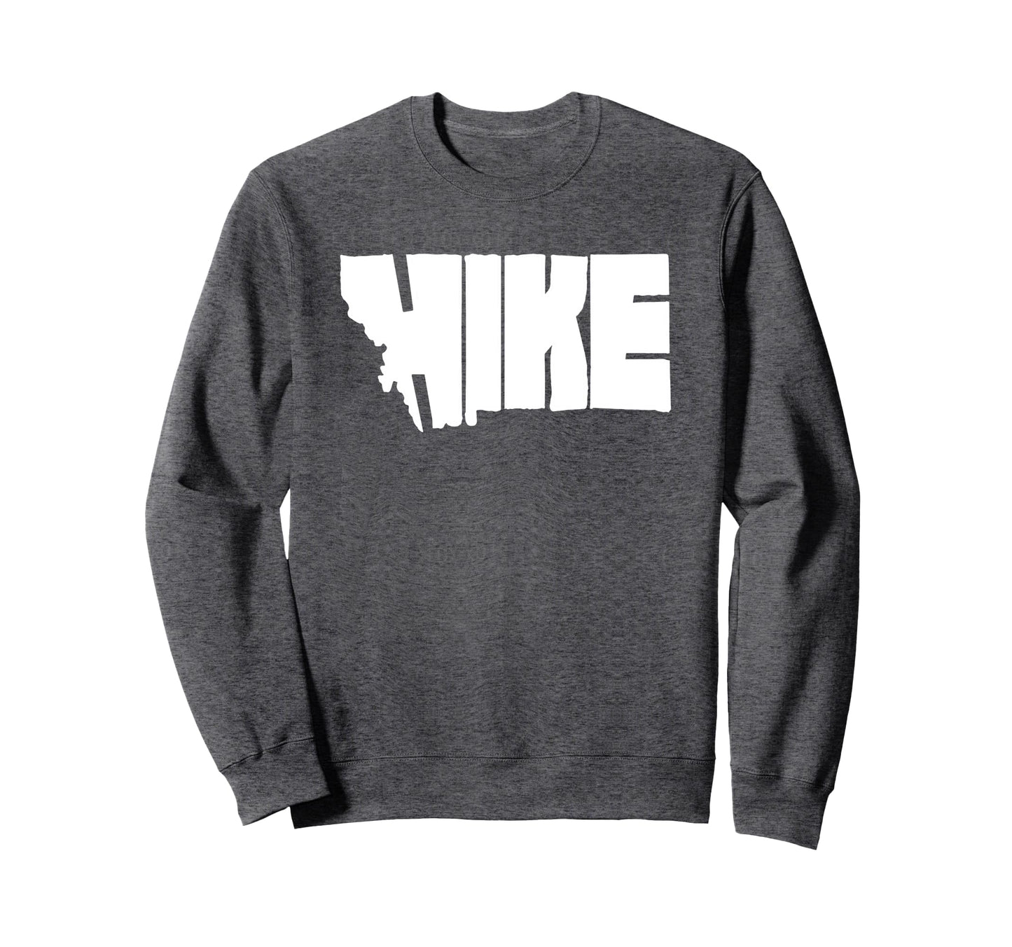 Hike Montana State Outdoor Hiking Sweatshirt - Graphic Print Unisex - T-Shirt, Sweatshirt, Hoodie
