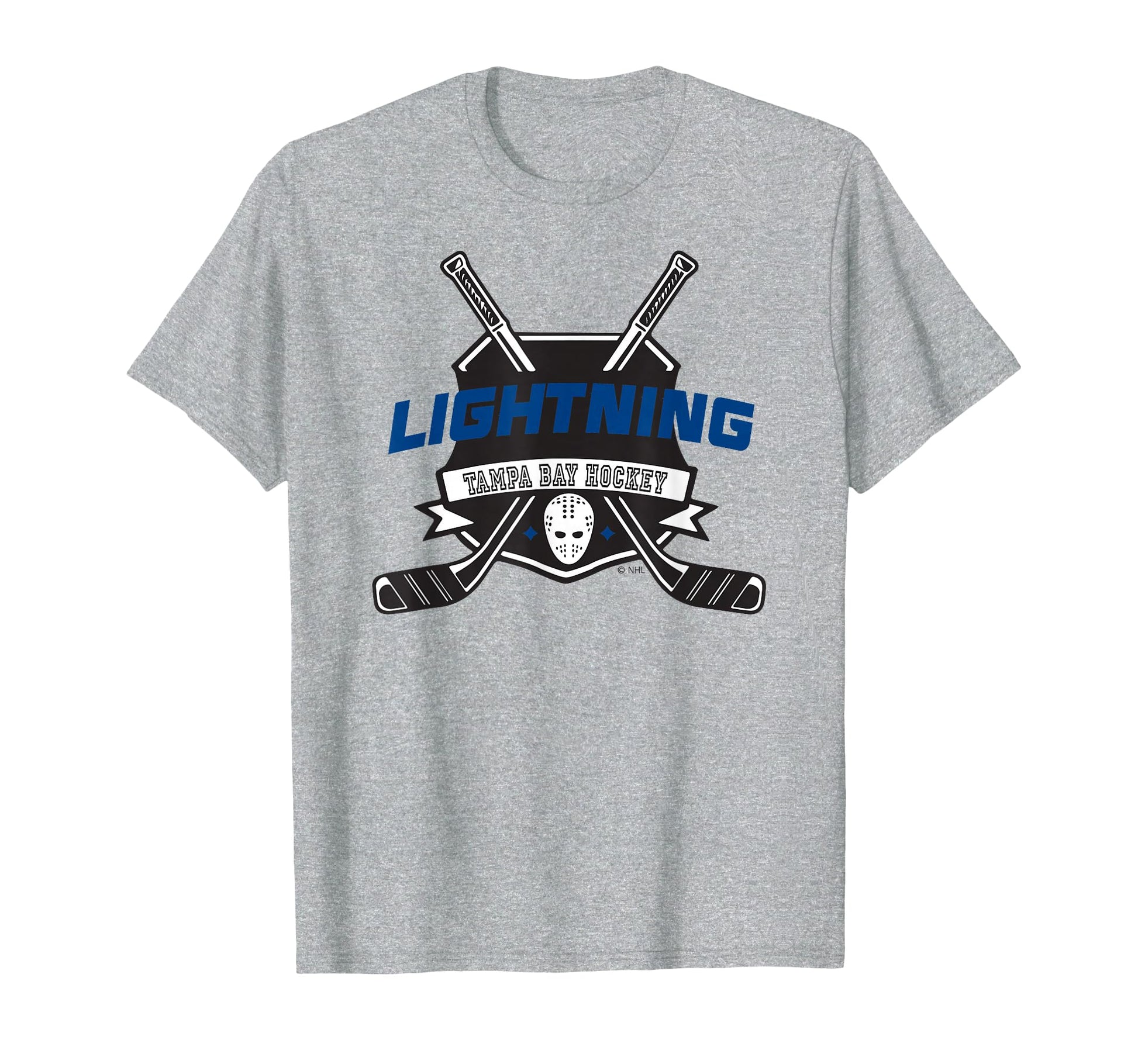 Tampa Bay Lightning Hockey Sticks Gray T-Shirt - Trendy Graphic Unisex - T-Shirt, Sweatshirt, Hoodie