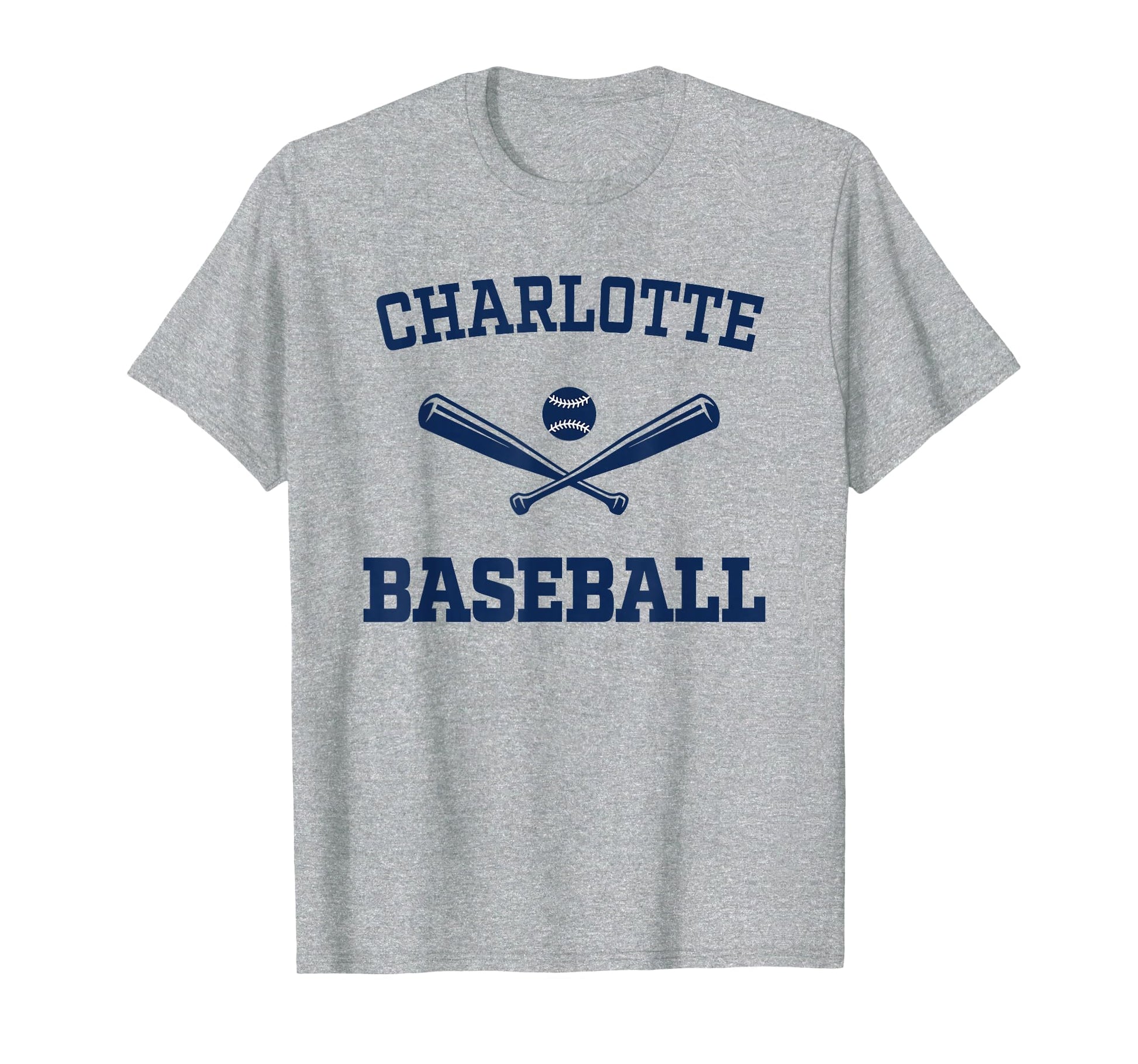 Charlotte Baseball Athletic Sports Fan T-Shirt - Trendy Graphic Men Women - T-Shirt, Sweatshirt, Hoodie