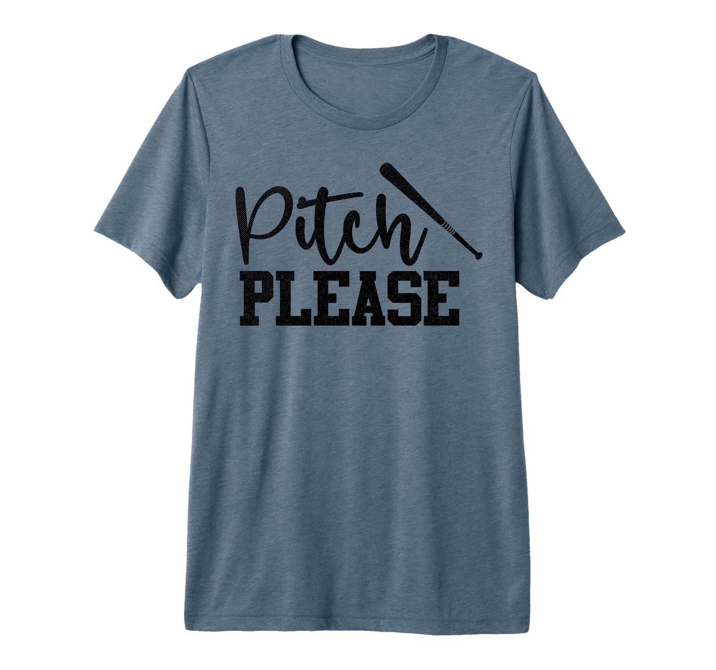 Pitch Please Funny Baseball Tri Blend T-Shirt - Streetwear Style Unisex - T-Shirt, Sweatshirt, Hoodie