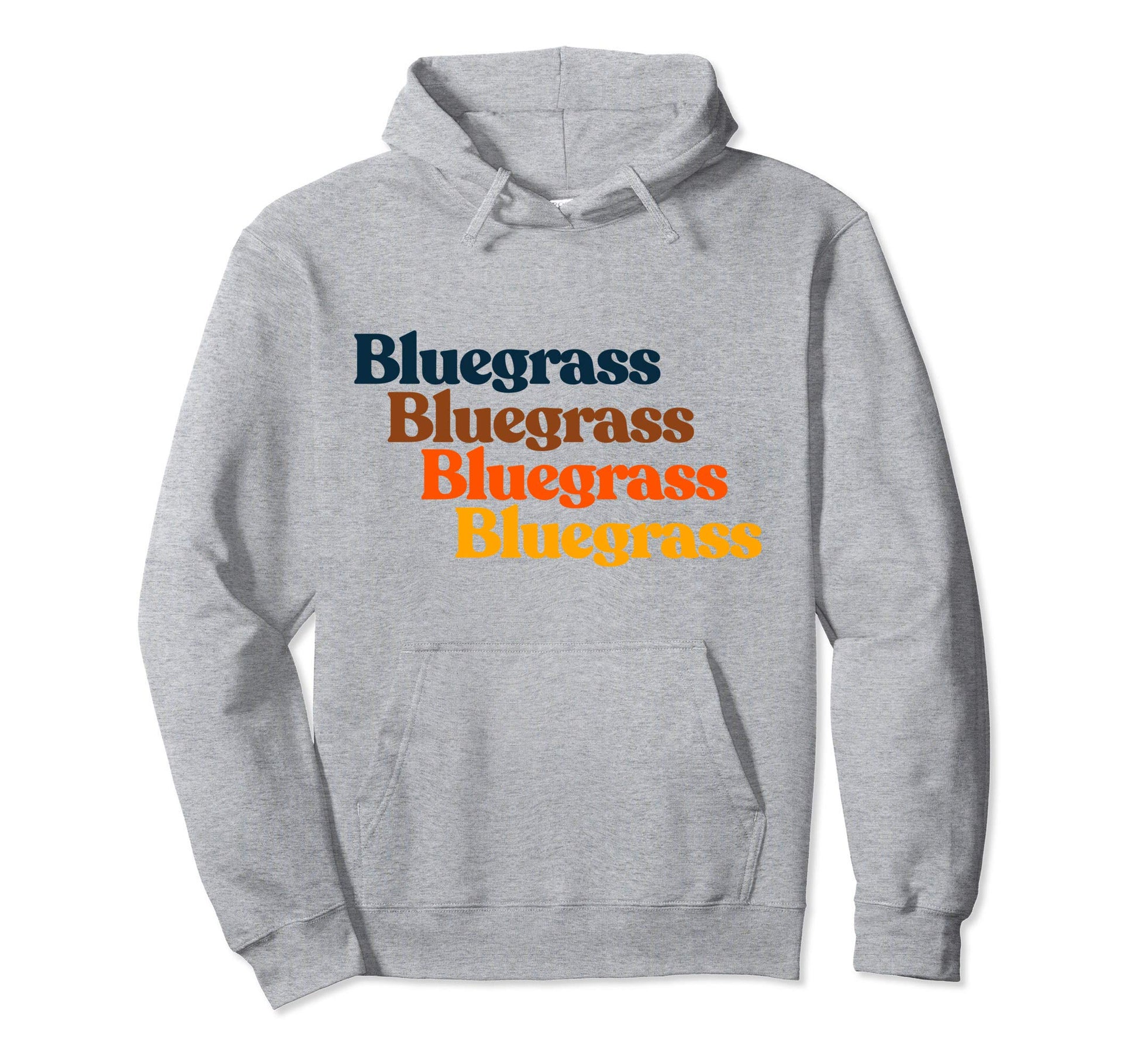 70S Bluegrass Typography Vibe Hoodie - Streetwear Style Unisex - T-Shirt, Sweatshirt, Hoodie