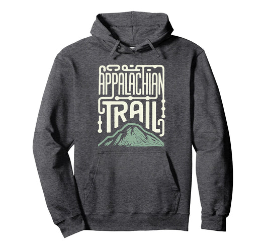 Appalachian Trail Groovy Typography Hoodie - Unique Graphic Unisex - T-Shirt, Sweatshirt, Hoodie