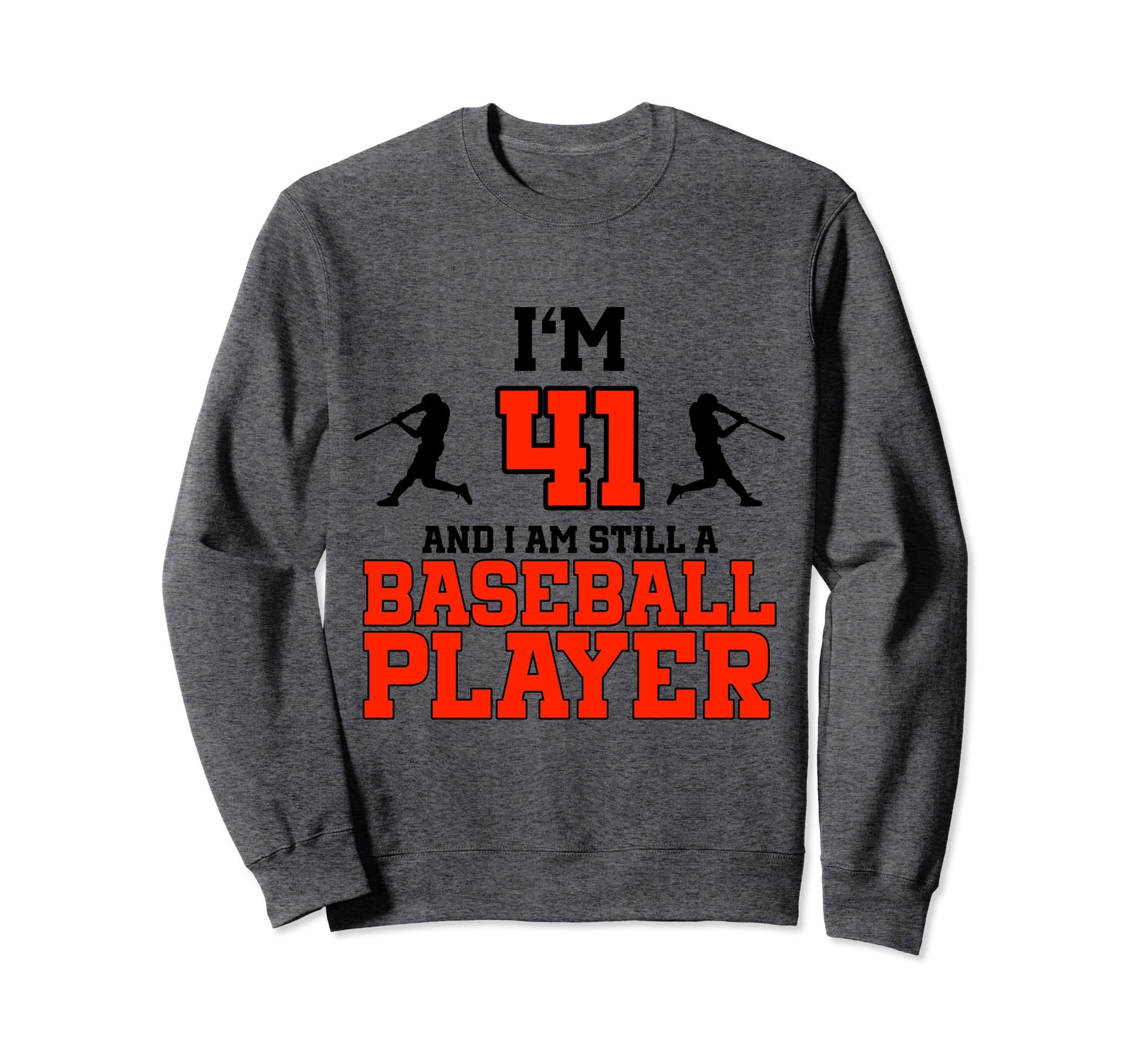 41St Birthday Baseball 41 Years Sweatshirt - Aesthetic Graphic Men Women - T-Shirt, Sweatshirt, Hoodie