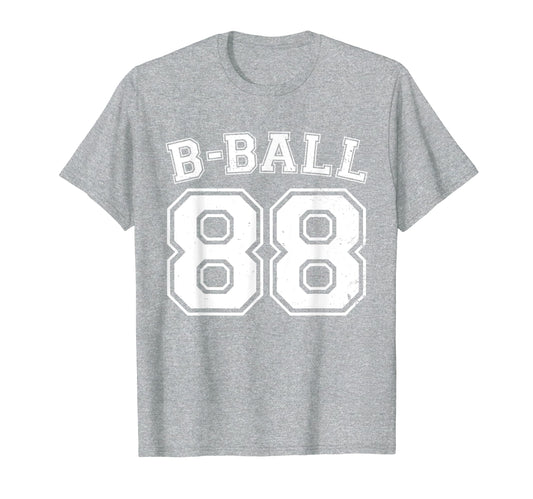 B Ball Basketball Player Number 88 T-Shirt - Trendy Graphic Men Women - T-Shirt, Sweatshirt, Hoodie