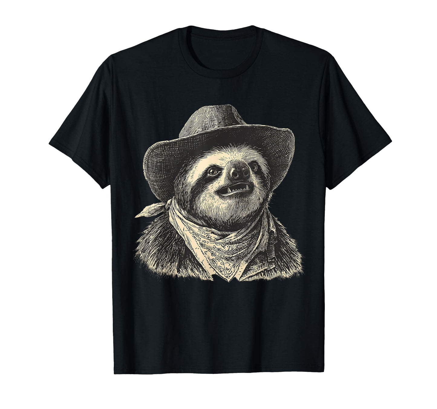 Country Cowboy Sloth Rodeo Cowgirl T-Shirt - Aesthetic Graphic Unisex - T-Shirt, Sweatshirt, Hoodie