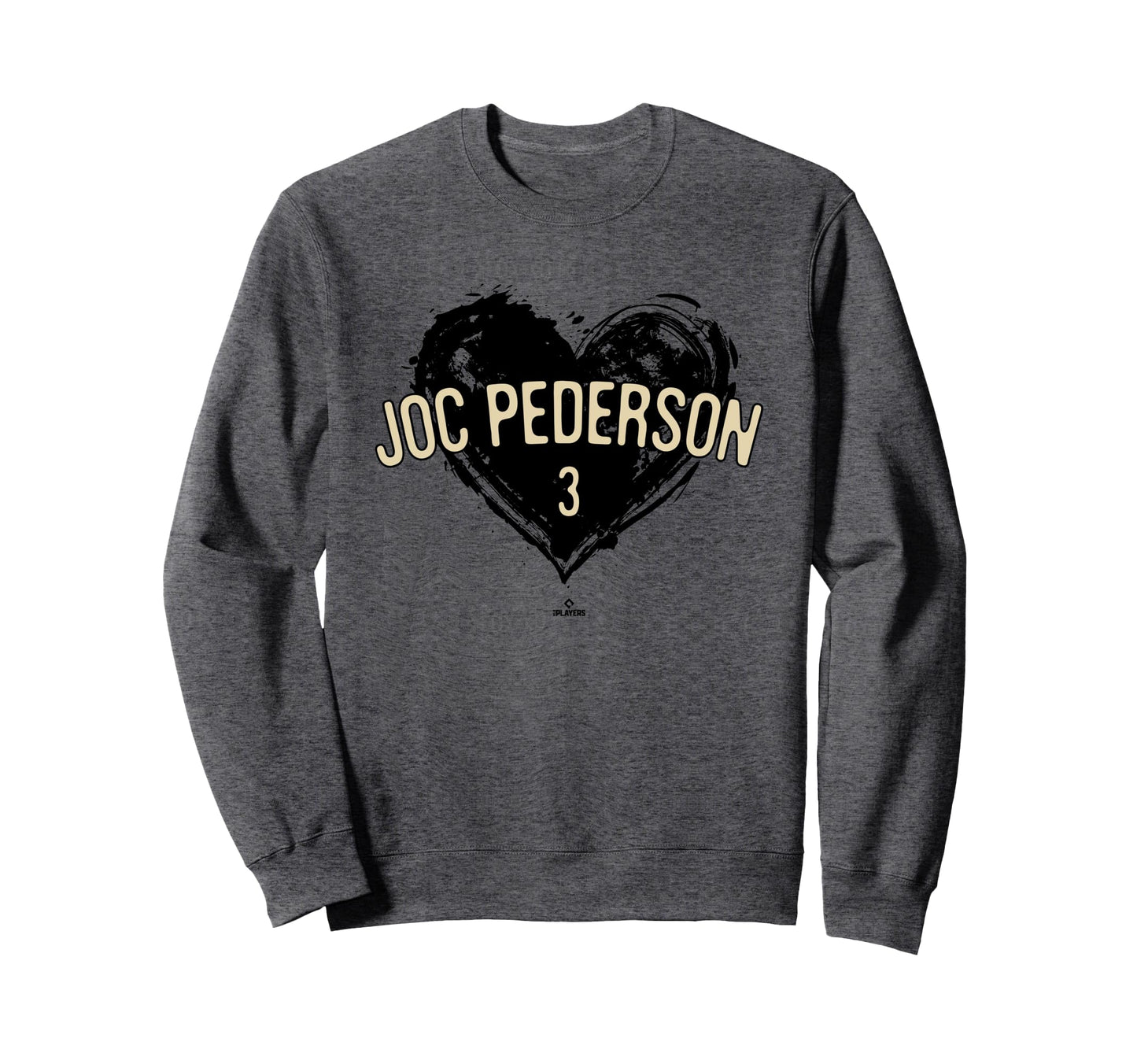 Distressed Heart Joc Pederson Sweatshirt - Fun Novelty Design Unisex - T-Shirt, Sweatshirt, Hoodie