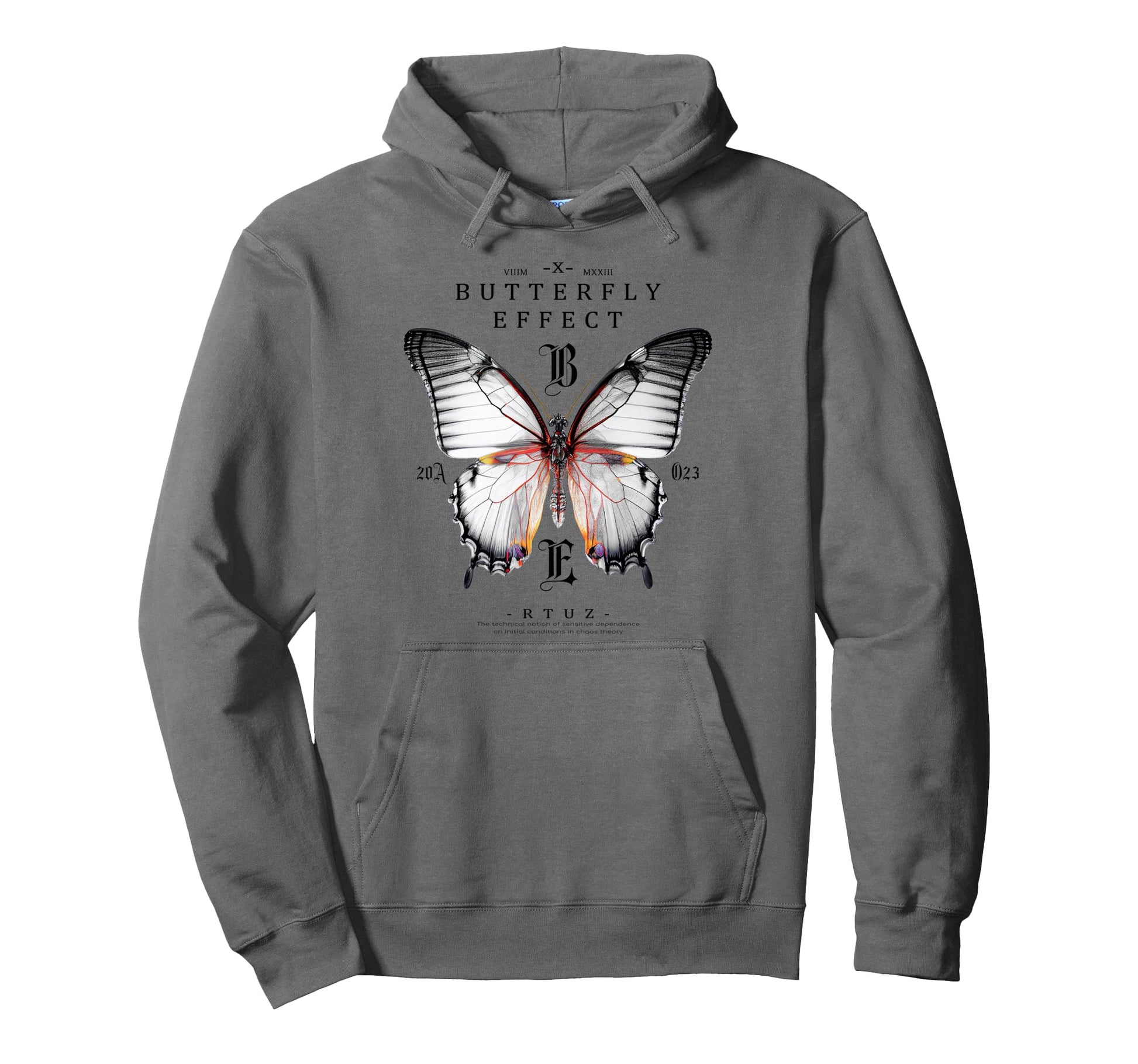 Y2K Streetwear Butterfly Hoodie - Trendy Graphic Unisex - T-Shirt, Sweatshirt, Hoodie