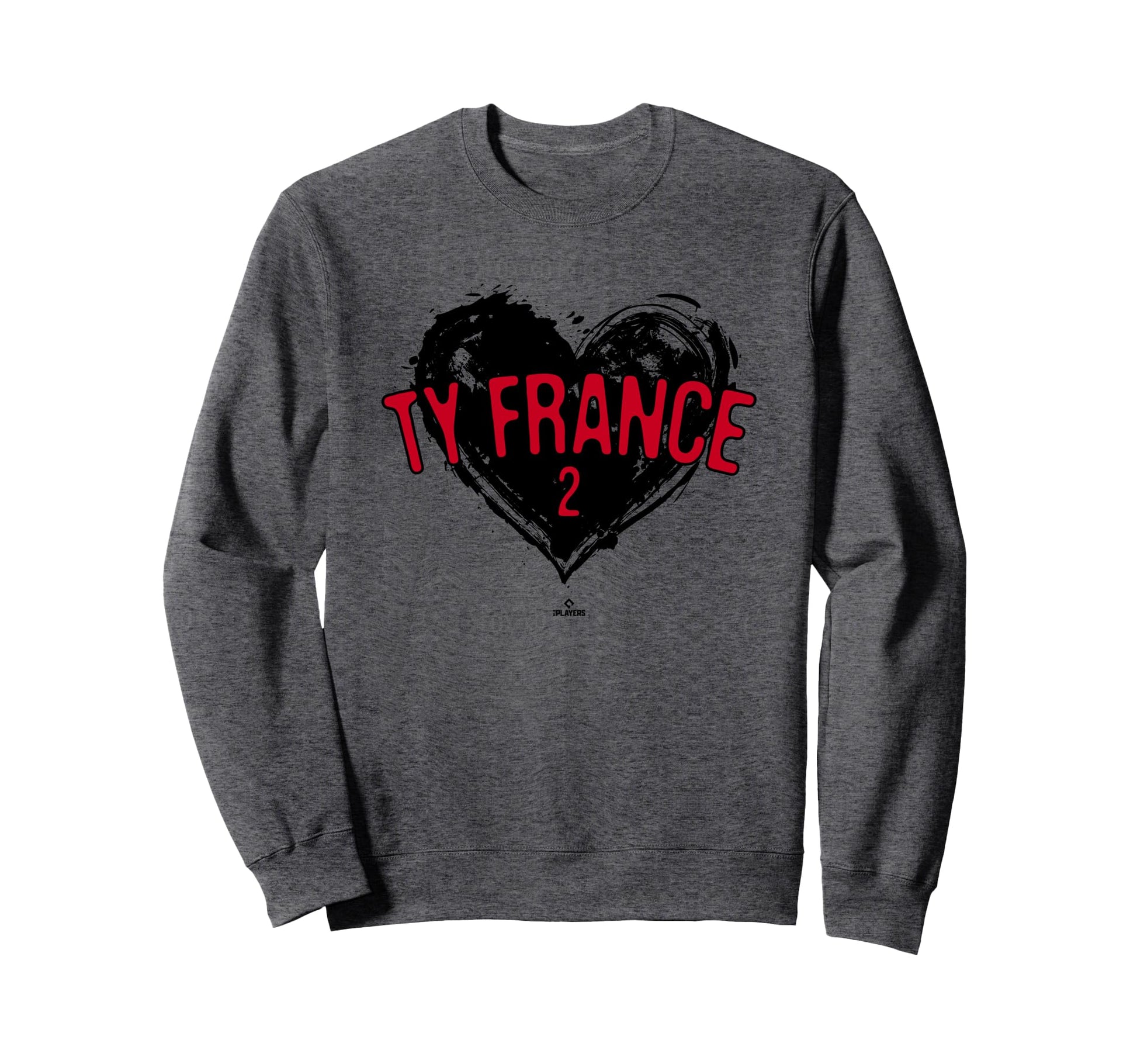 Distressed Heart Ty France Sweatshirt - Unique Graphic for Adults - T-Shirt, Sweatshirt, Hoodie