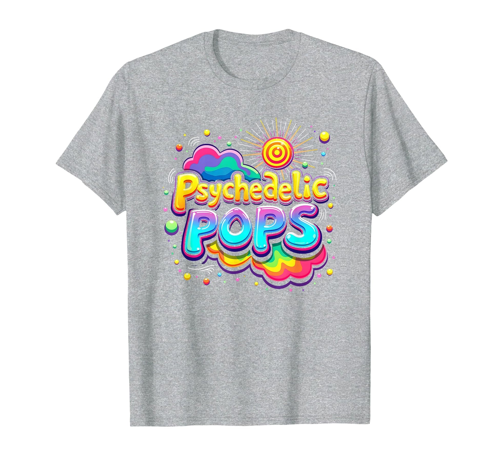 Groovy Dad Psychedelic Pops 60S Hippie T-Shirt - Graphic Print for Adults - T-Shirt, Sweatshirt, Hoodie