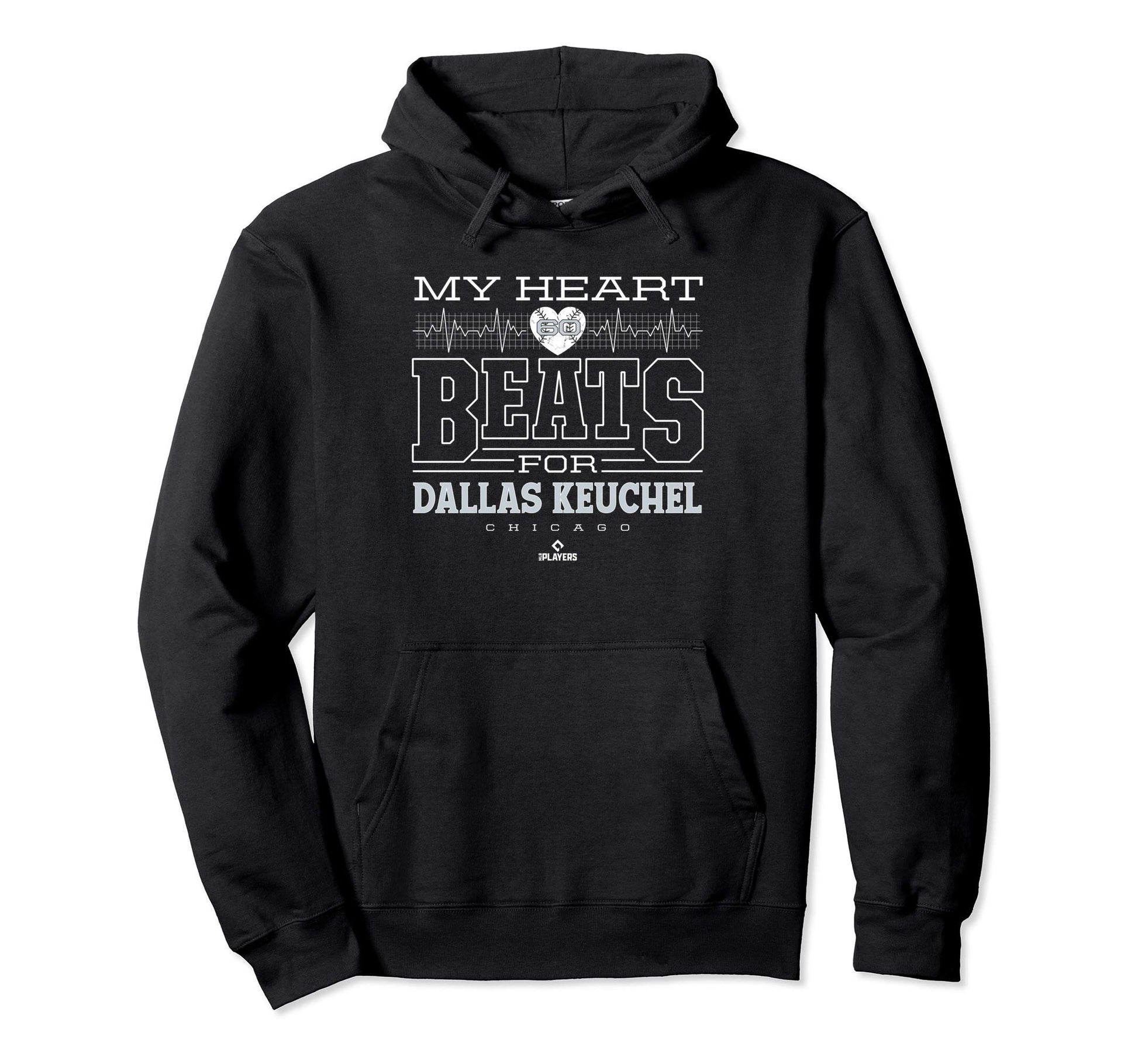 My Heart Beats Dallas Keuchel Hoodie - Graphic Print Unisex - T-Shirt, Sweatshirt, Hoodie